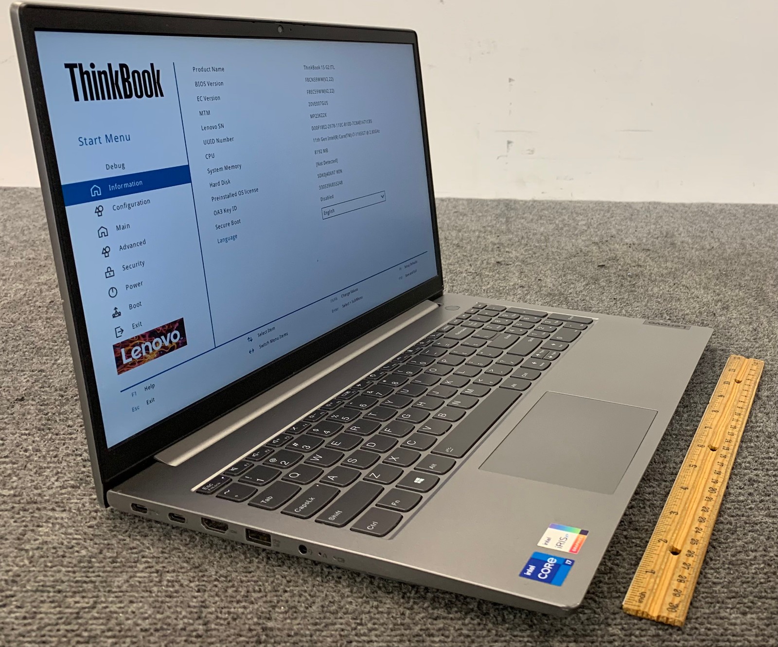 Lenovo ThinkBook 15 G2 ITL 15.6″ Laptop i7-1165G7 8GB No Storage Remote Managed