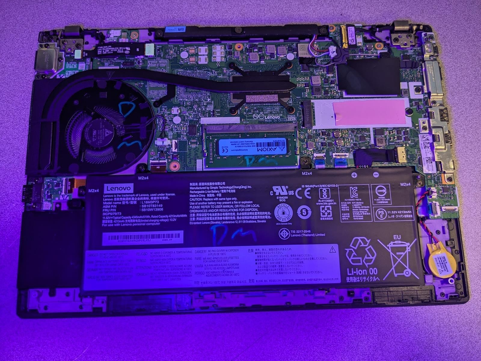 LENOVO THINKPAD T490 i7-8565U @ 1.80GHz, 16GB RAM, NO HDD/OS