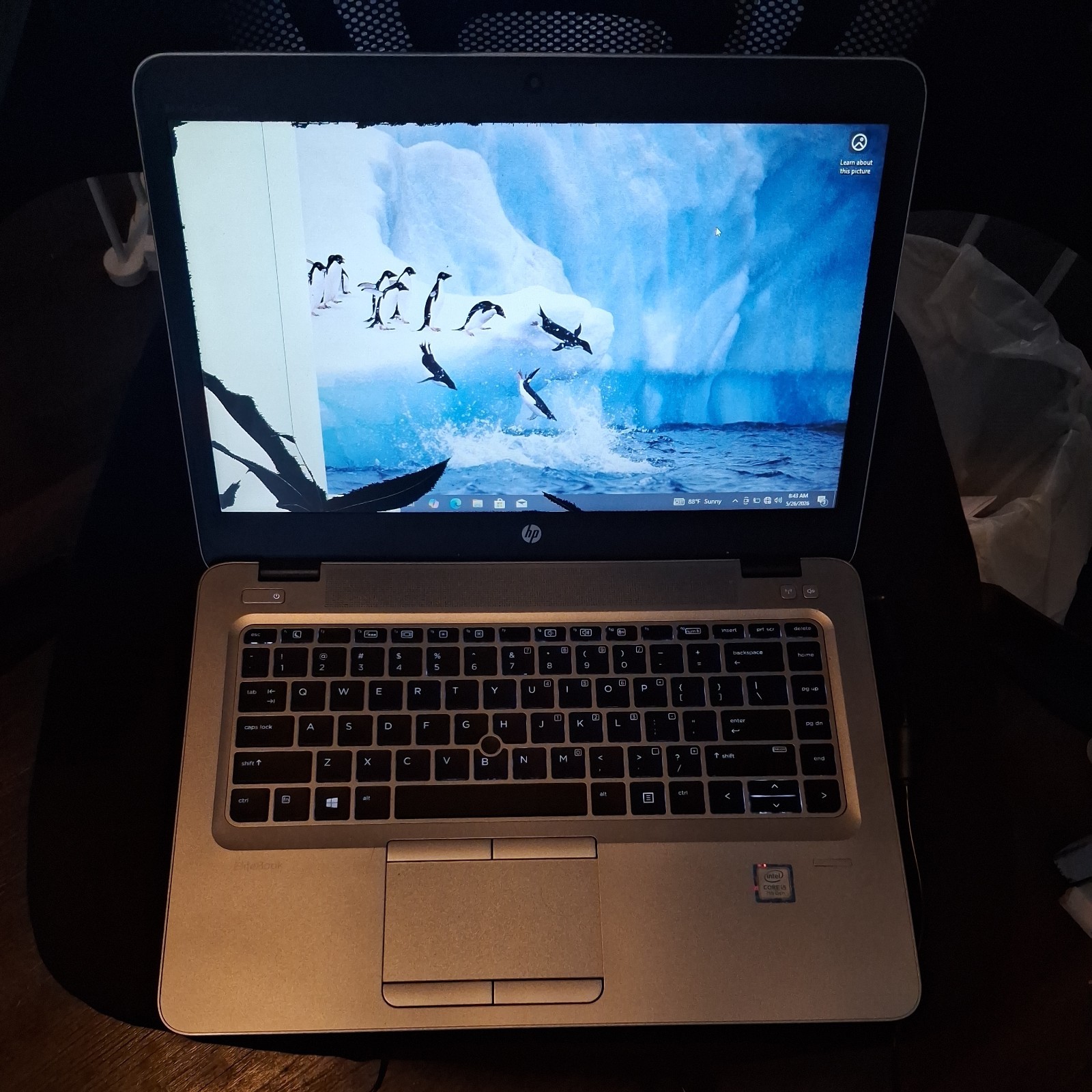 HP EliteBook 840 G4, Intel Core I5 7th Gen, 16GB RAM, 256GB SSD, For Parts