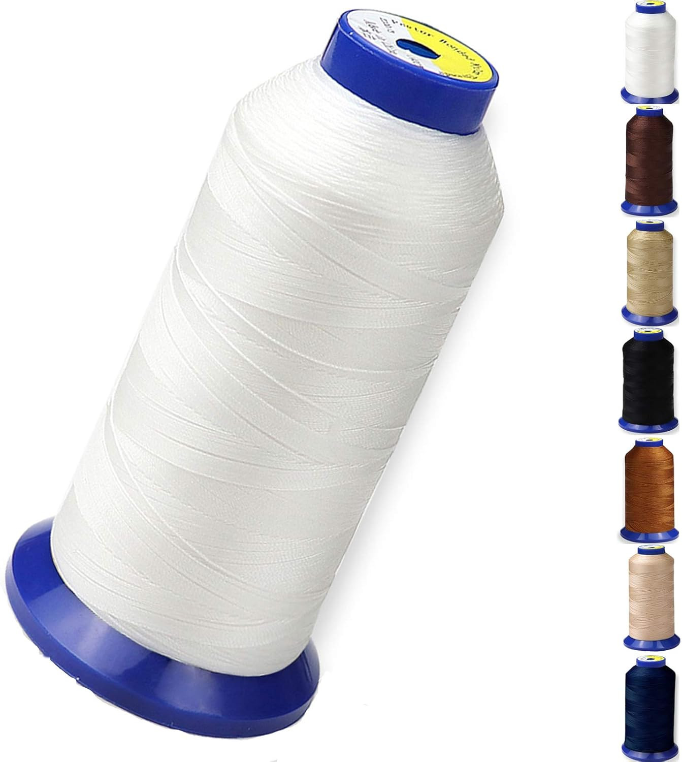 Bonded Nylon Thread for Sewing-Heavy Duty Nylon Thread for Leather, Upholstery,