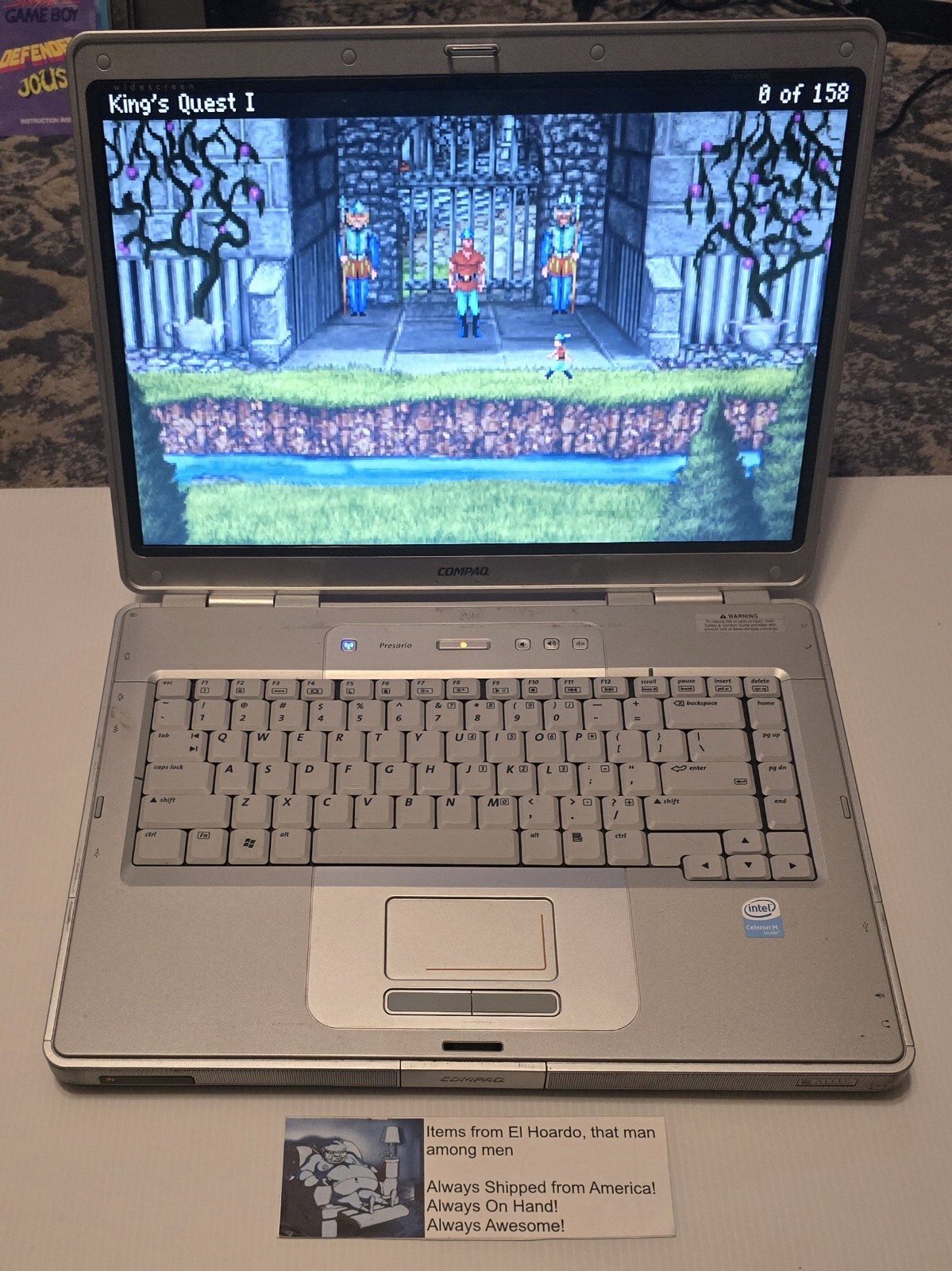 Compaq Presario C500 Intel Celeron M 520 1.60 GHz 512MB RAM 80GB HDD Win XP Fun!