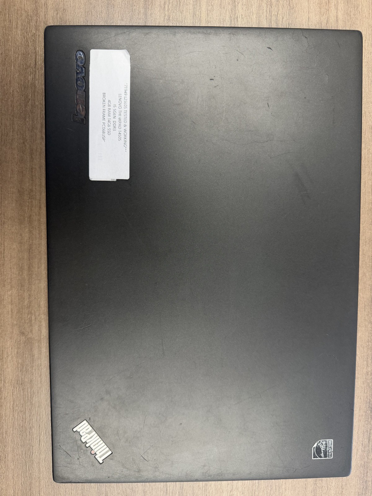 LENOVO THINKPAD T450S CORE I5 5TH DDR3 4GB RAM 14GB SSD USED
