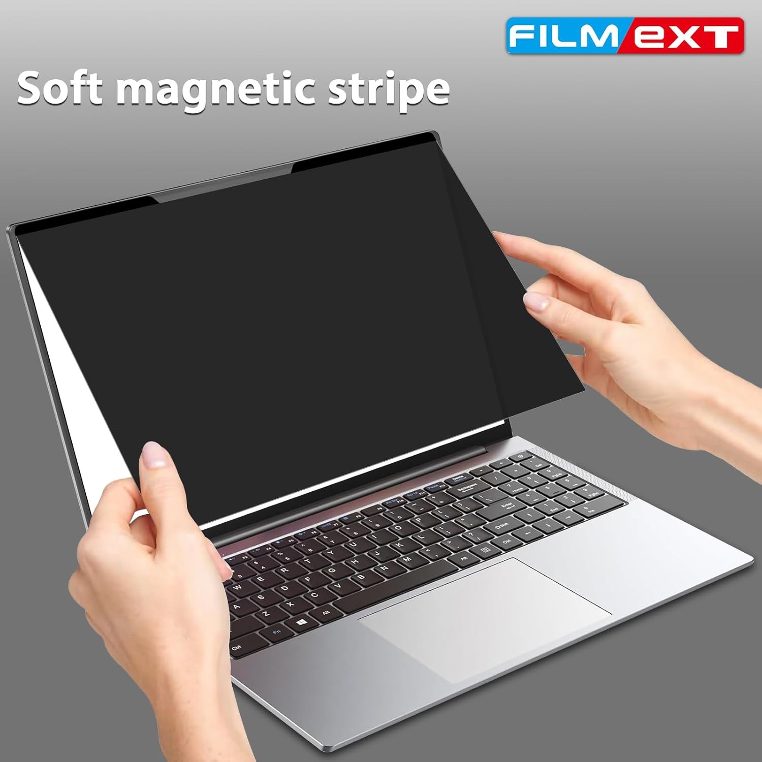 Magnetic Laptop privacy screen 16 inch for 16:10 Widedisplay, Removable Shield