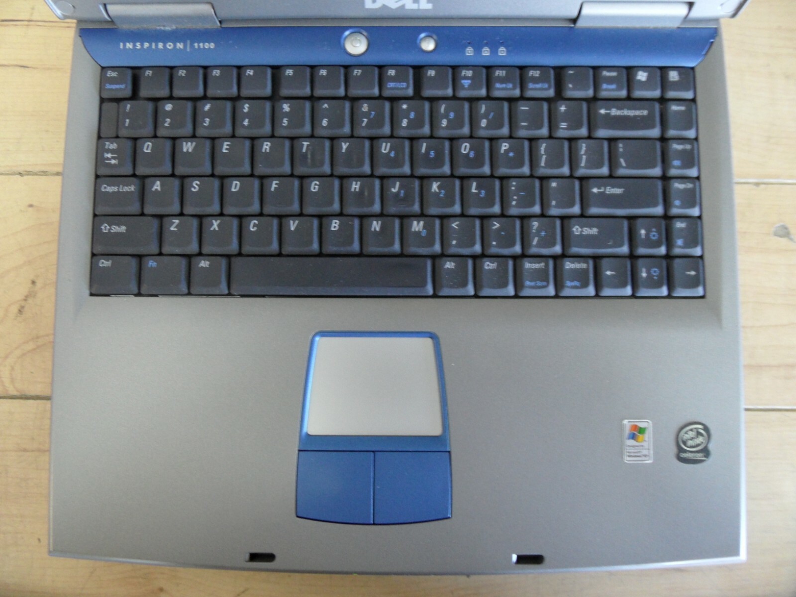 Dell Inspiron 1100 Laptop For Parts Posted Bios Hard Drive Wiped