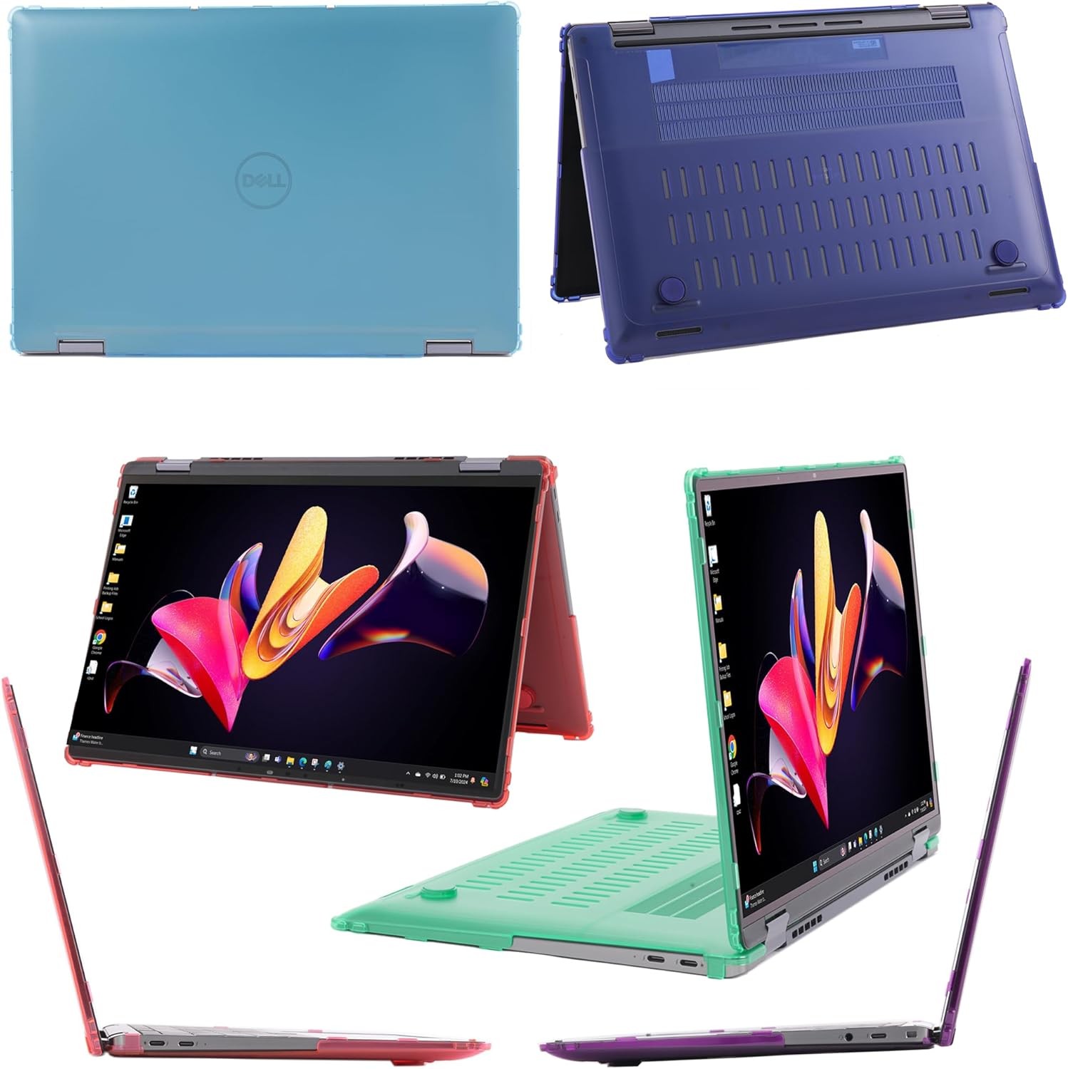 Aqua Case for 2024-2025 14″ Dell Latitude 9440 9450 2-in-1 Laptop Only
