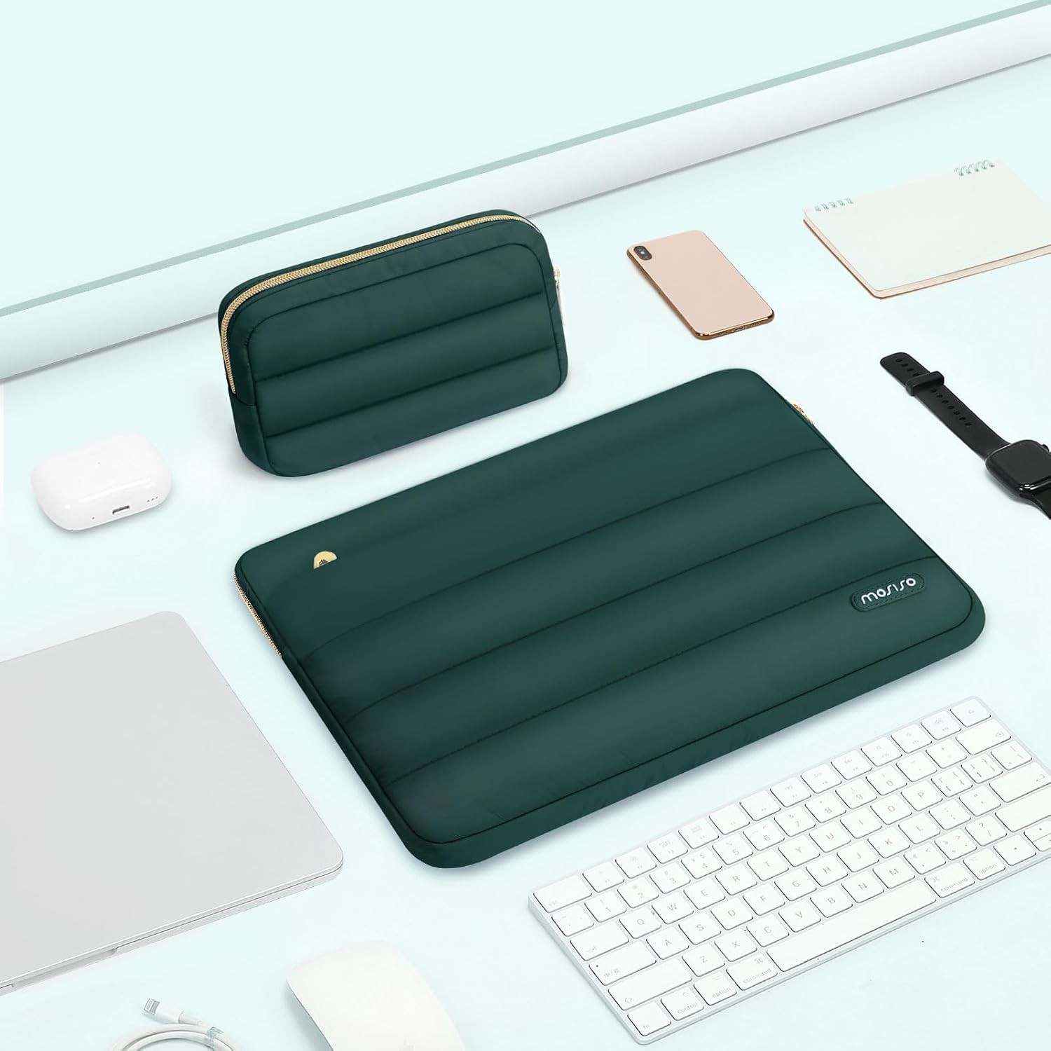 Puffy Laptop Sleeve for 13.3 inch Laptops, Compatible with MacBook Air/Pro 13.6