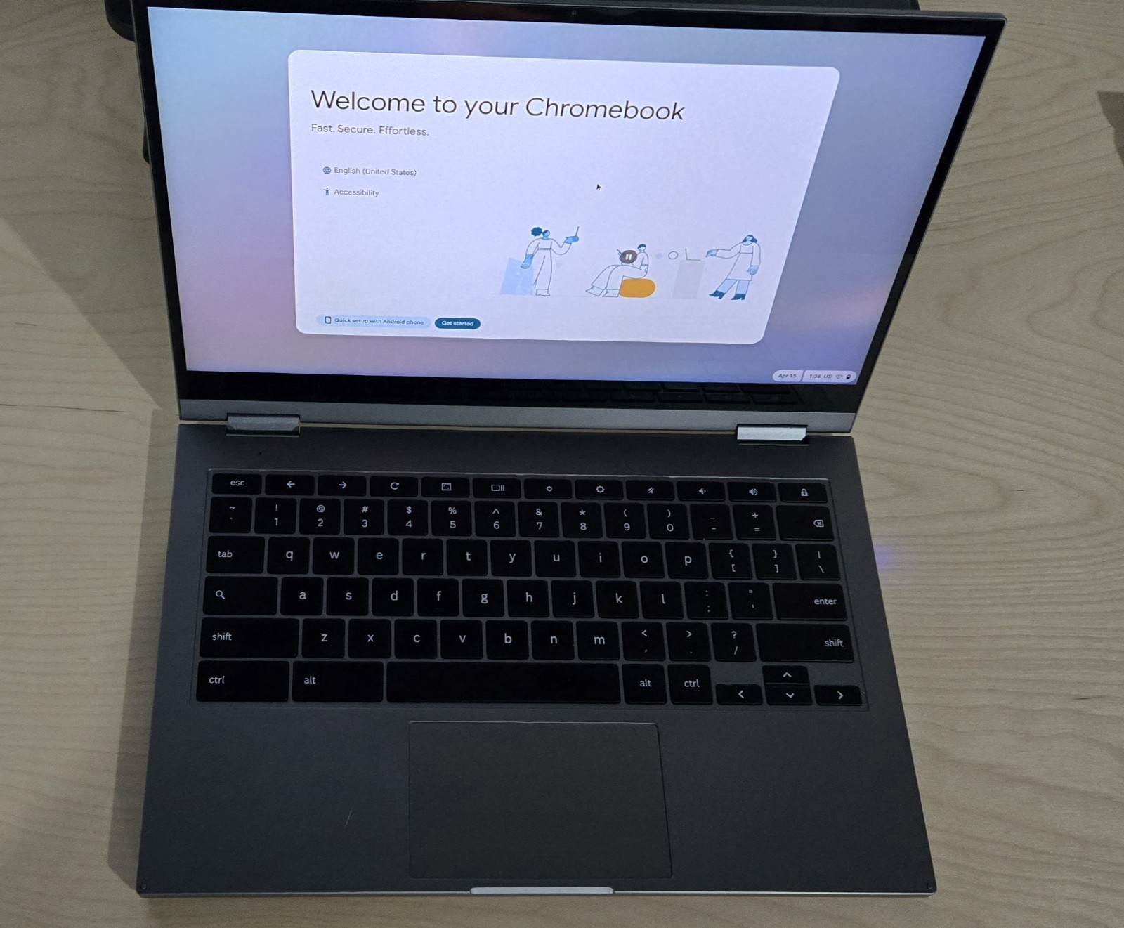 Samsung Galaxy Chromebook 2 13.3″ Intel Celeron Processor, 64GB, 4GB RAM, Gray