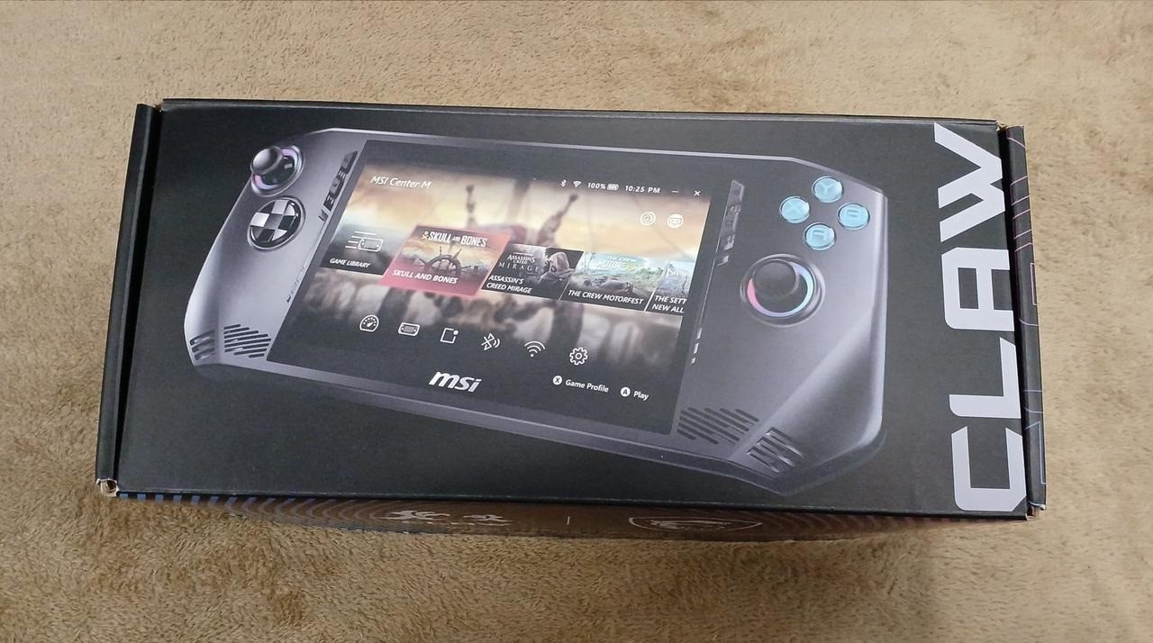 MSI Claw Ultra 5 Handheld Console System MS-1T41 Black w/Case Used from Japan