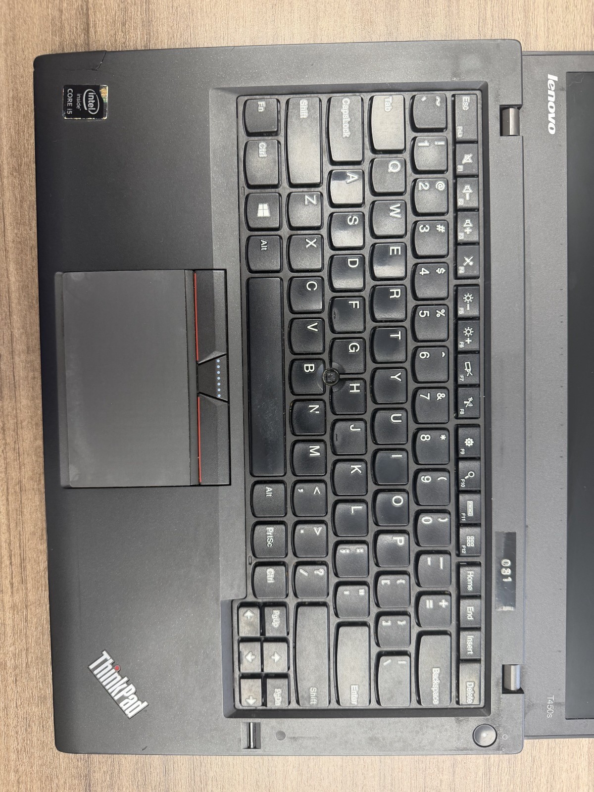 LENOVO THINKPAD T450S CORE I5 5TH DDR3 4GB RAM 14GB SSD USED