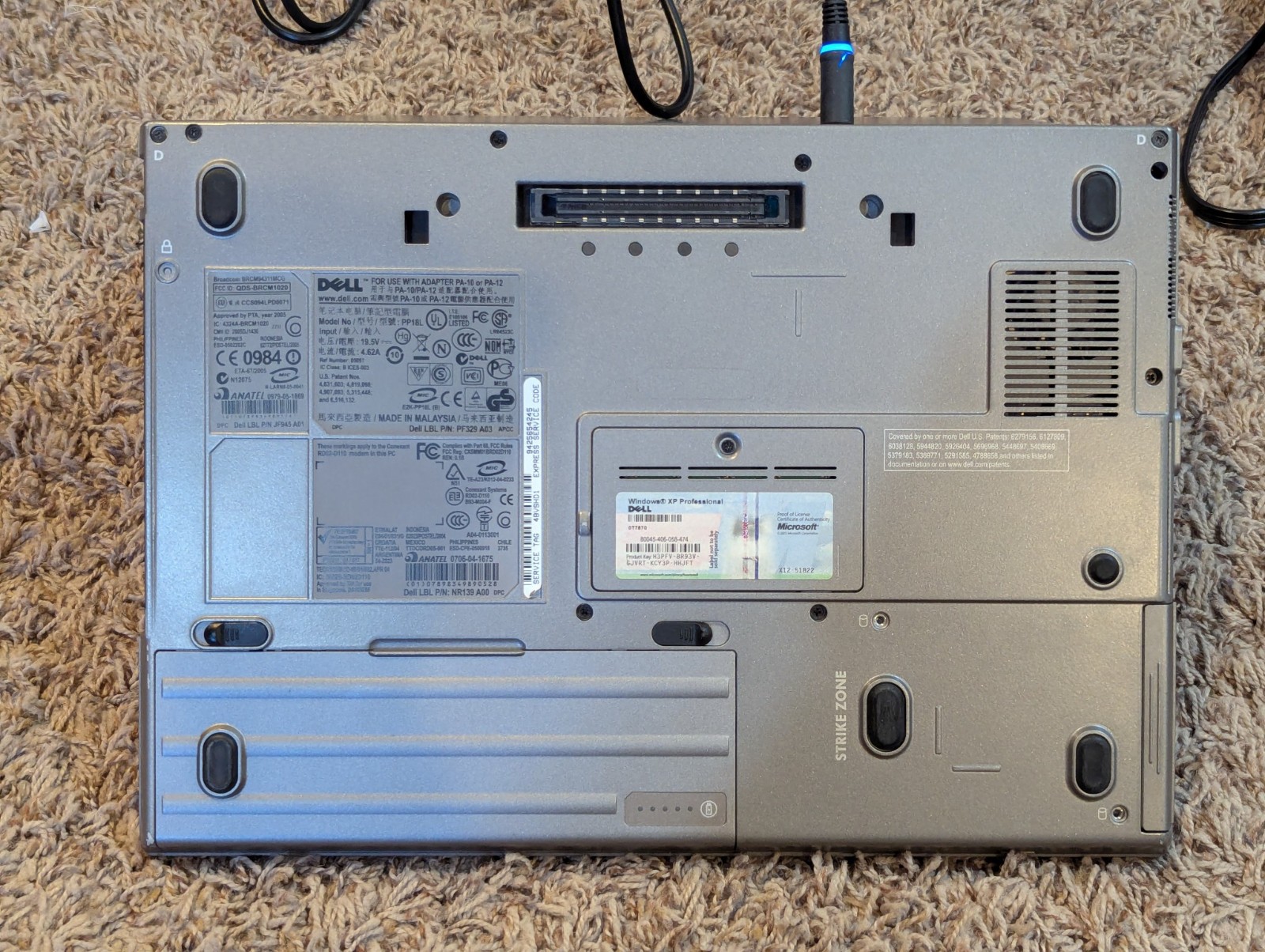 Dell Latitude D620 2.5GB RAM Laptop Windows 10 Pro, 240GB SSD – TESTED
