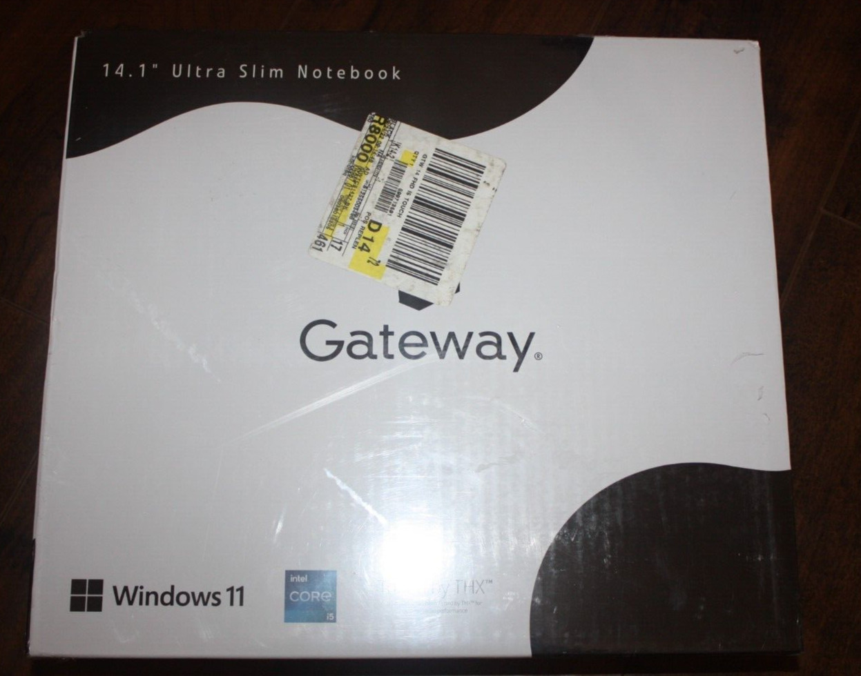 Nwe Gateway Ultra Slim Touchscreen 14.1″ FHD Laptop i5-1235U, 8GB RAM 512GB SSD