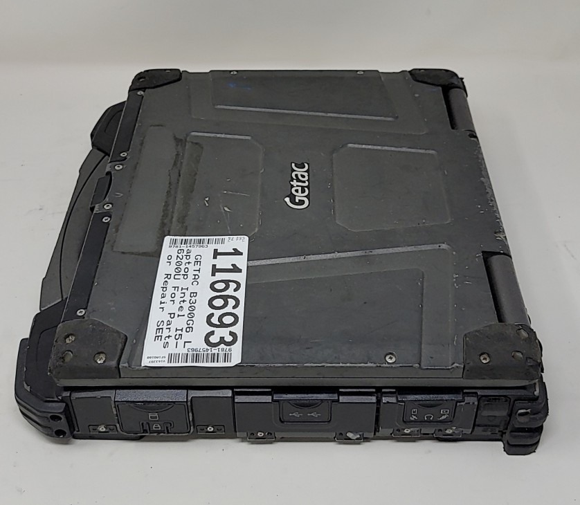 GETAC B300G6 Laptop Intel I5-6200U For Parts or Repair SEE NOTES