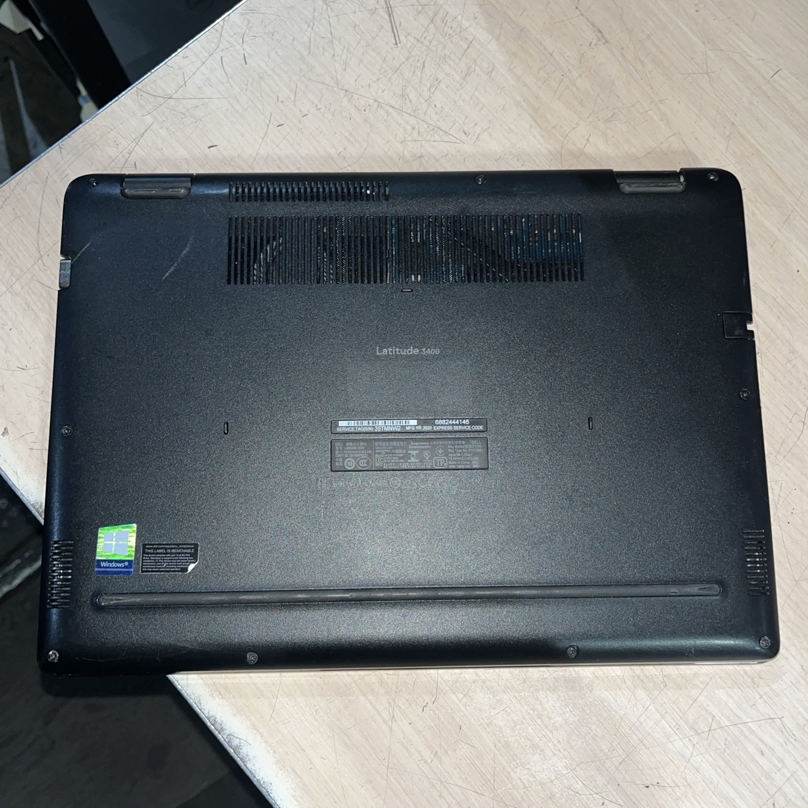 DELL LATITUDE 3400 INTEL CORE I5-8265U 8GB RAM NO HD