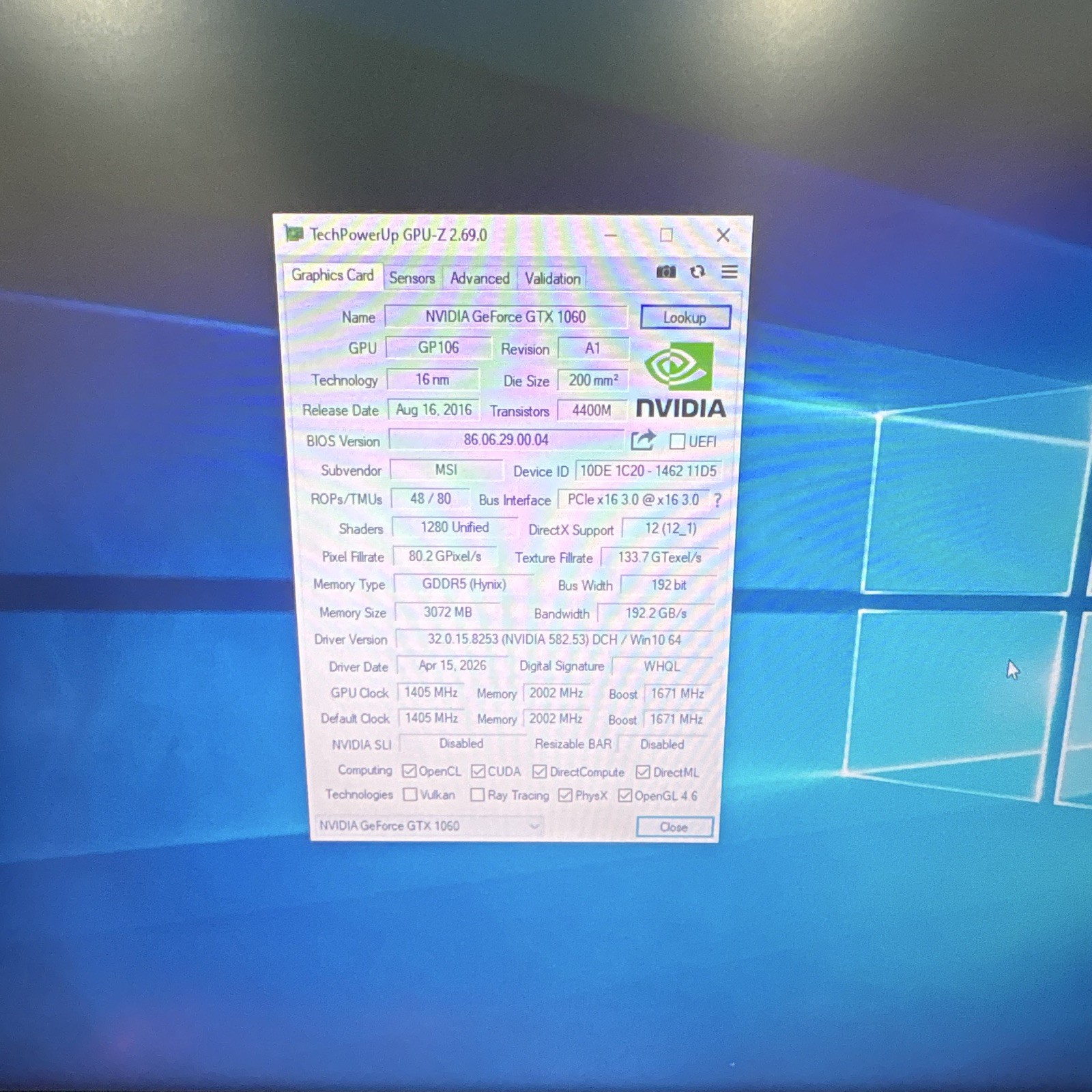 MSI 17.3in i7-7700HQ 16GB 256GB SSD+1TB HDD GTX 1060 Win10 FHD