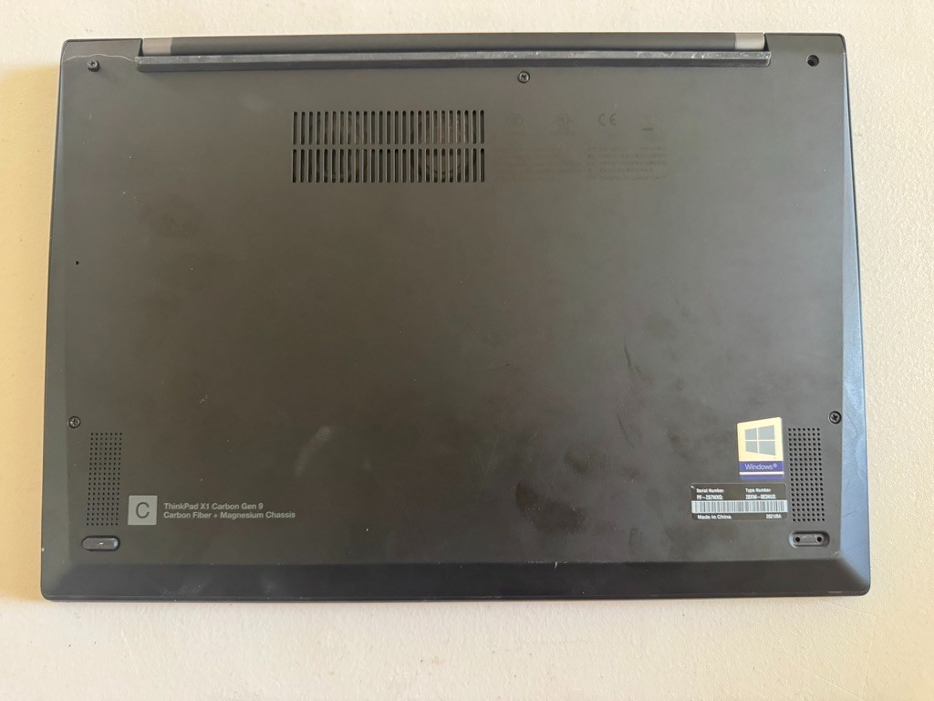 Lenovo ThinkPad X1 Carbon Gen 9 Laptop Intel Core i5-1145G7 16GB RAM – No SSD