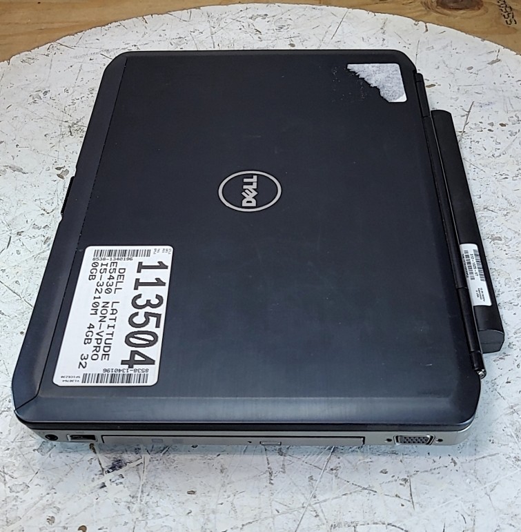 DELL LATITUDE E5430 NON-VPRO Laptop Intel Core I5-3210M 4GB 320GB SEE NOTES