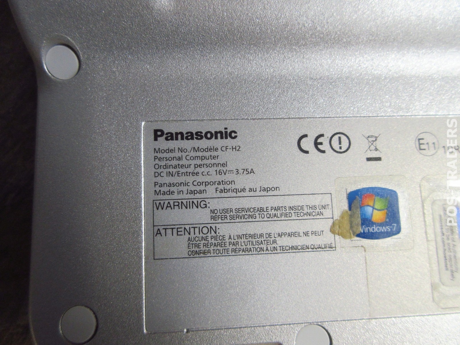 Panasonic CF-H2 MK1 Win7 RUGGED 10.1″ Tablet i5 1.7Ghz 2GB/160GB GPS + GPRS CAM