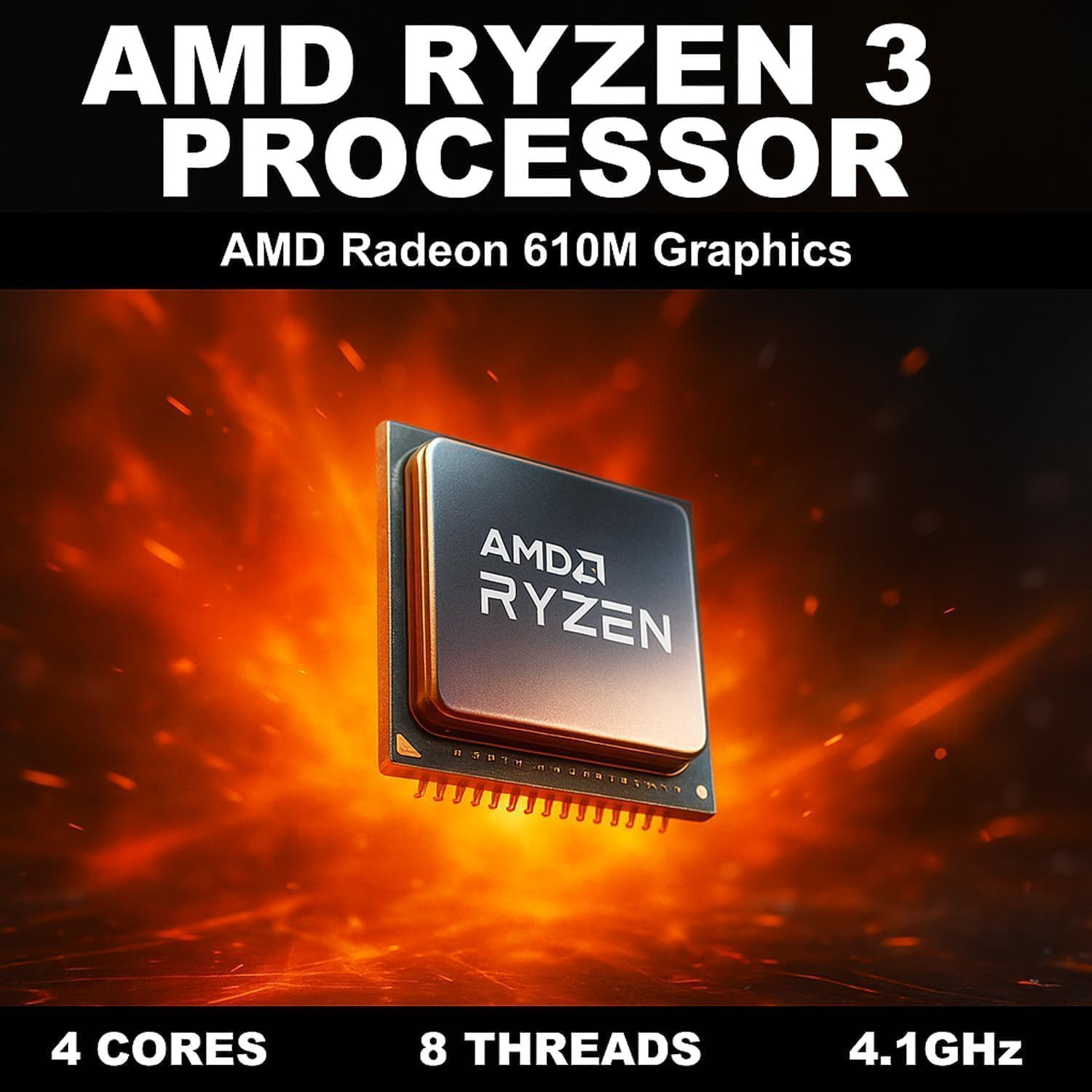 2026 New V15 Laptop for Student & Business, Powerful AMD Ryzen 3 7320U (Beat I7-