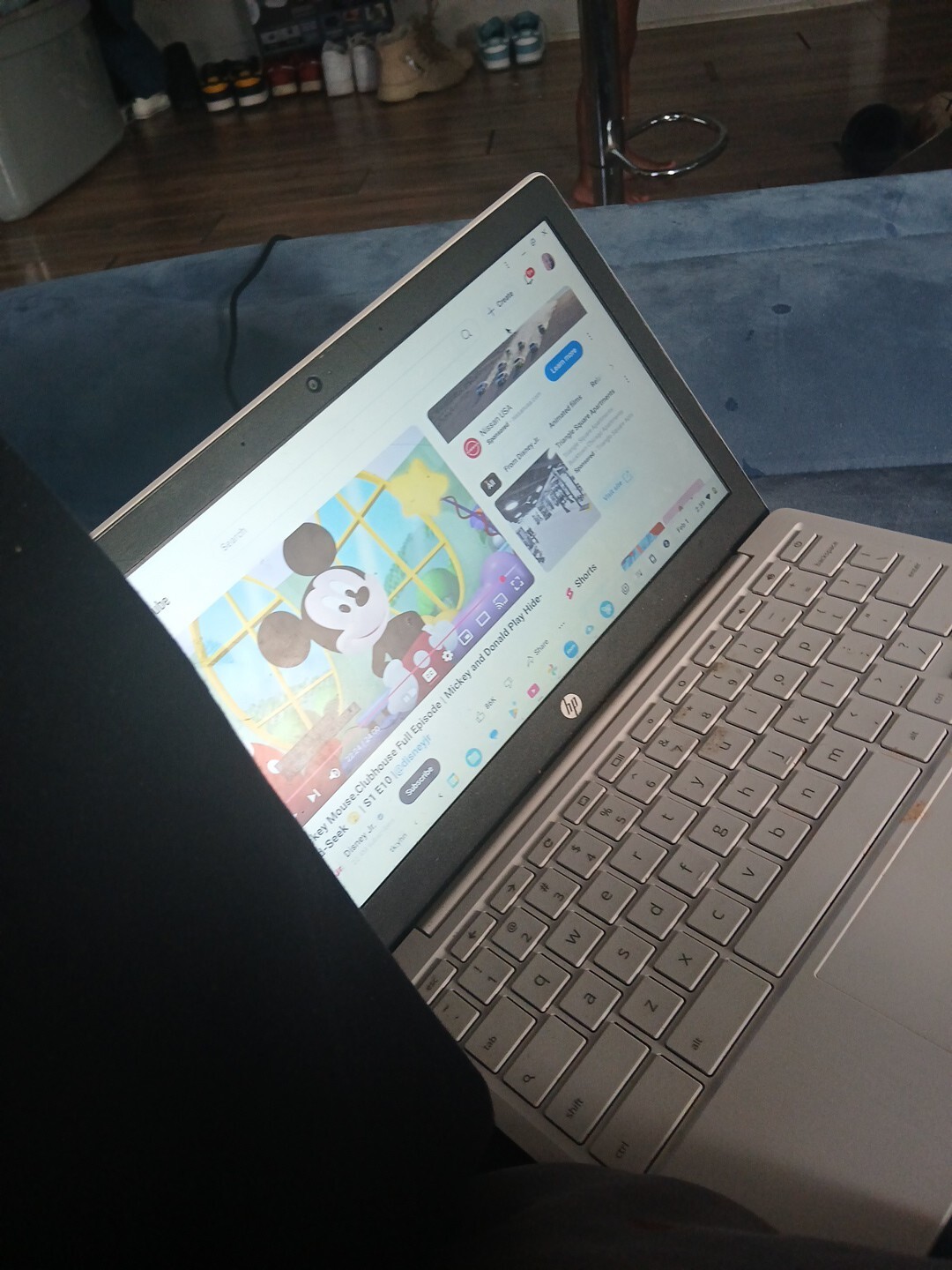 Laptop With TikTok And TikTok Studio On It