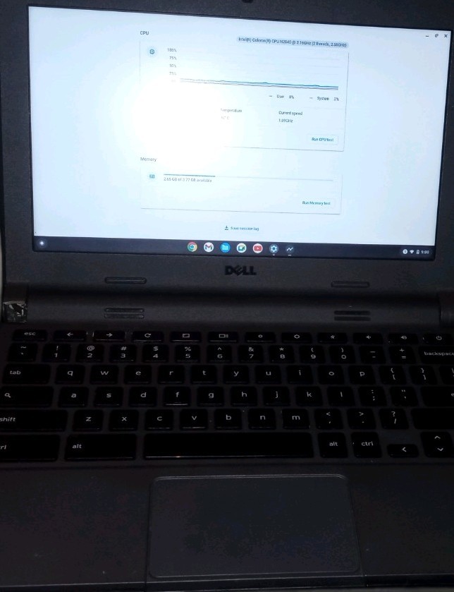 Dell 11 3120 Intel Celeron N2840 11.6in 2.16GHz 16GB SSD Chromebook – Black