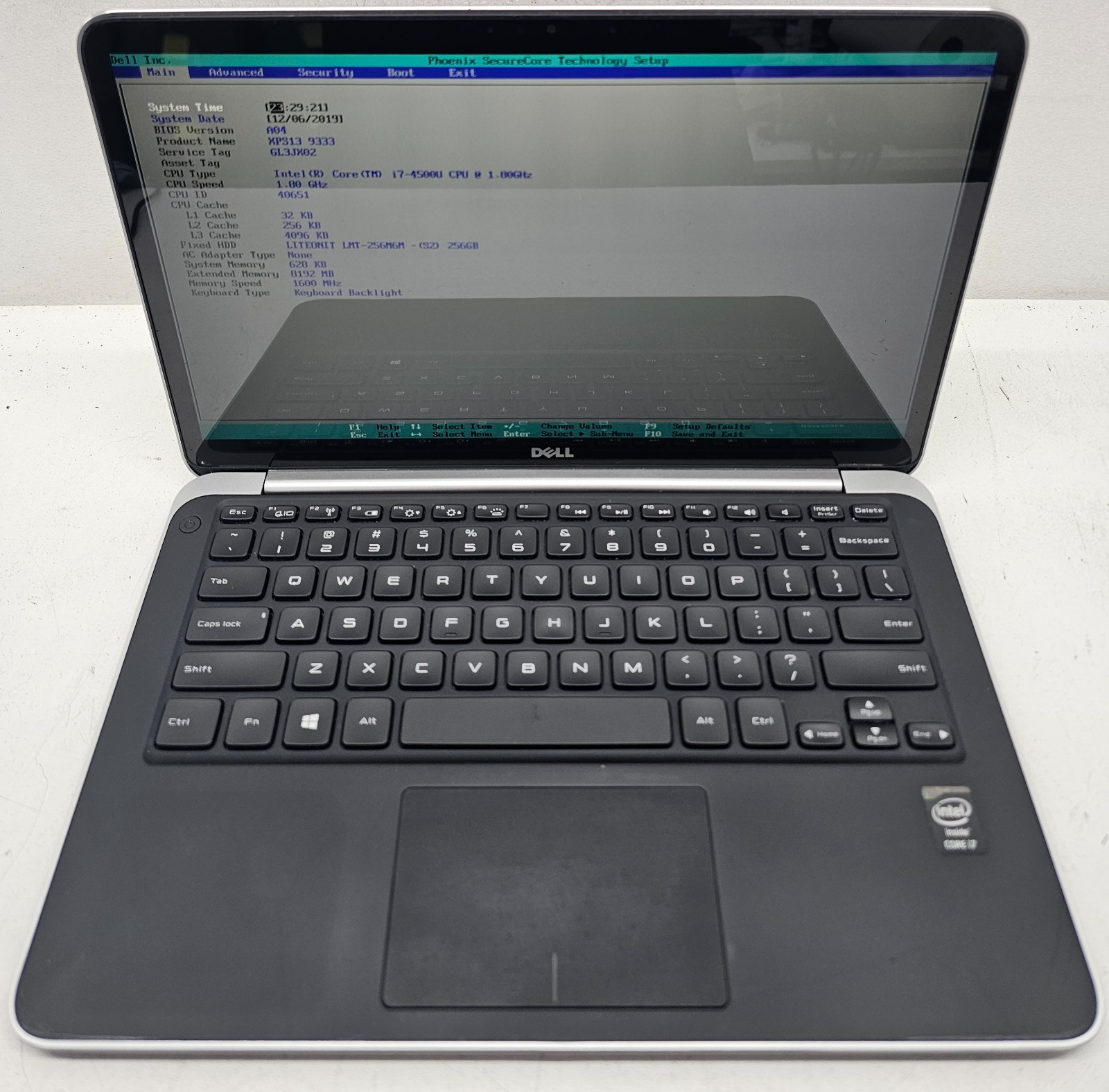 Dell XPS 13 9333 13.3″ Touch Laptop Intel Core i7-4500U 8GB Ram 256GB No OS (FL)