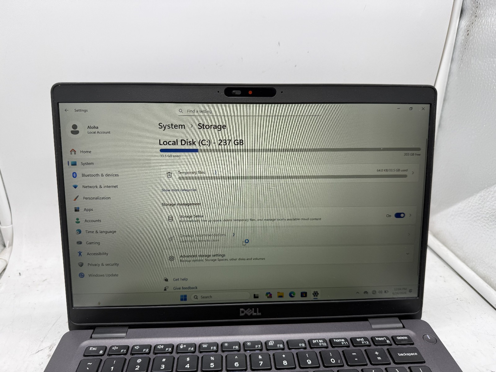 Dell Latitude 5300 i5-8265U 1.6GHz 24GB RAM 256GB SSD Win 11 Screen DMG (READ)