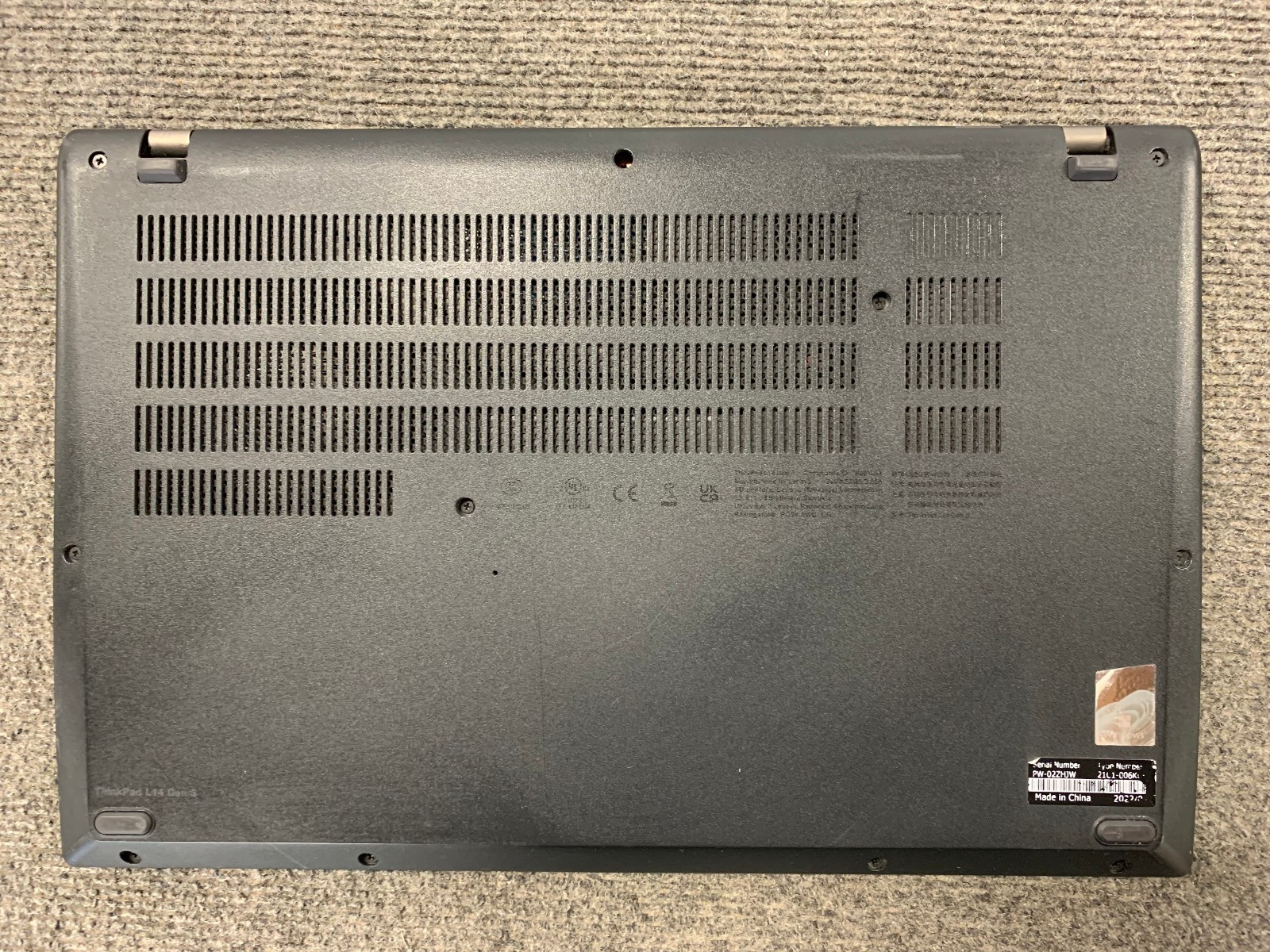 Lenovo ThinkPad L14 Gen 3 14″ i7-1255U, No RAM/Storage, Remote Managed