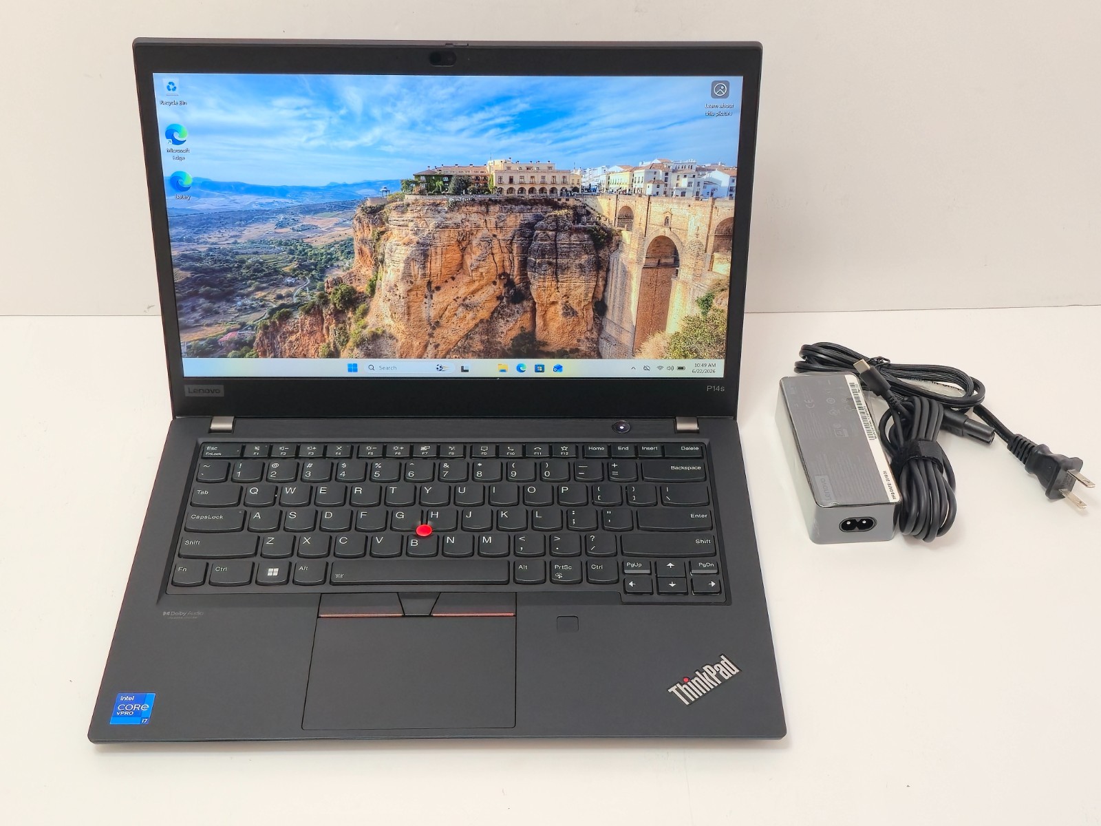 Lenovo ThinkPad P14S Gen 2 Intel i7-1185G7, 48GB RAM, 1TB SSD NVIDIA T500 Touch