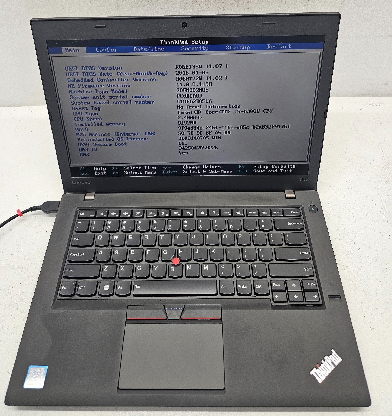 Lenovo ThinkPad T460 14″ Laptop Intel Core i5-6300U 8GB RAM NO HD/OS (FL)
