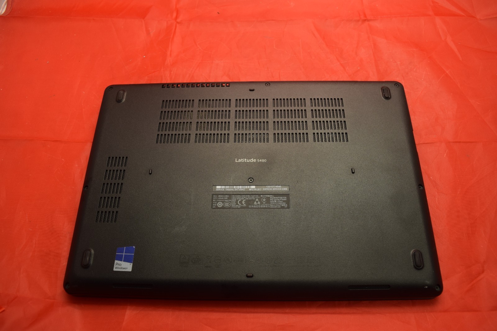 BROKEN KEYBOARD Dell Latitude 5480 14 Laptop Intel Core i5-7440HQ 2.80GHz