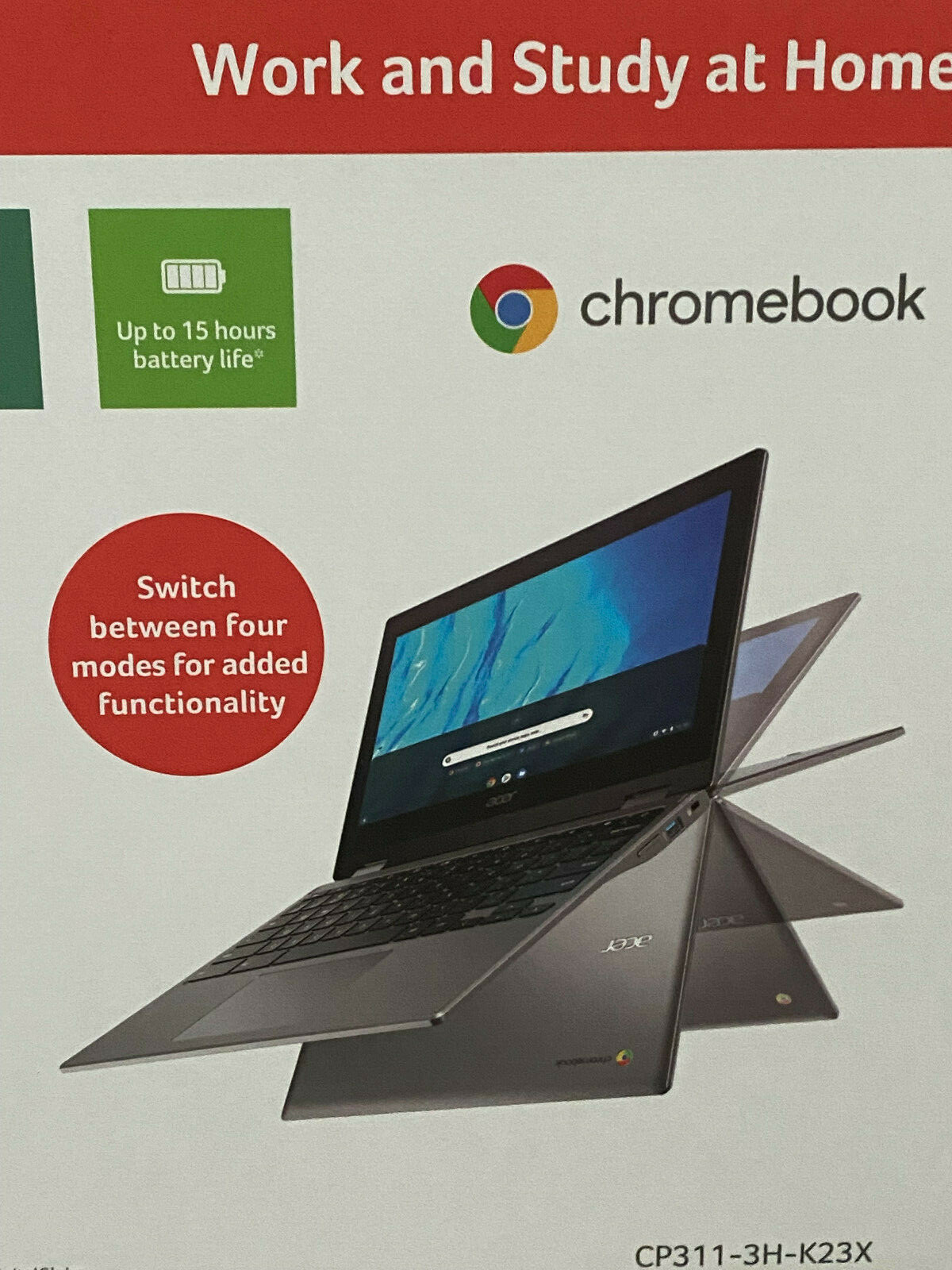 Acer Chromebook Spin 311 Convertible Laptop