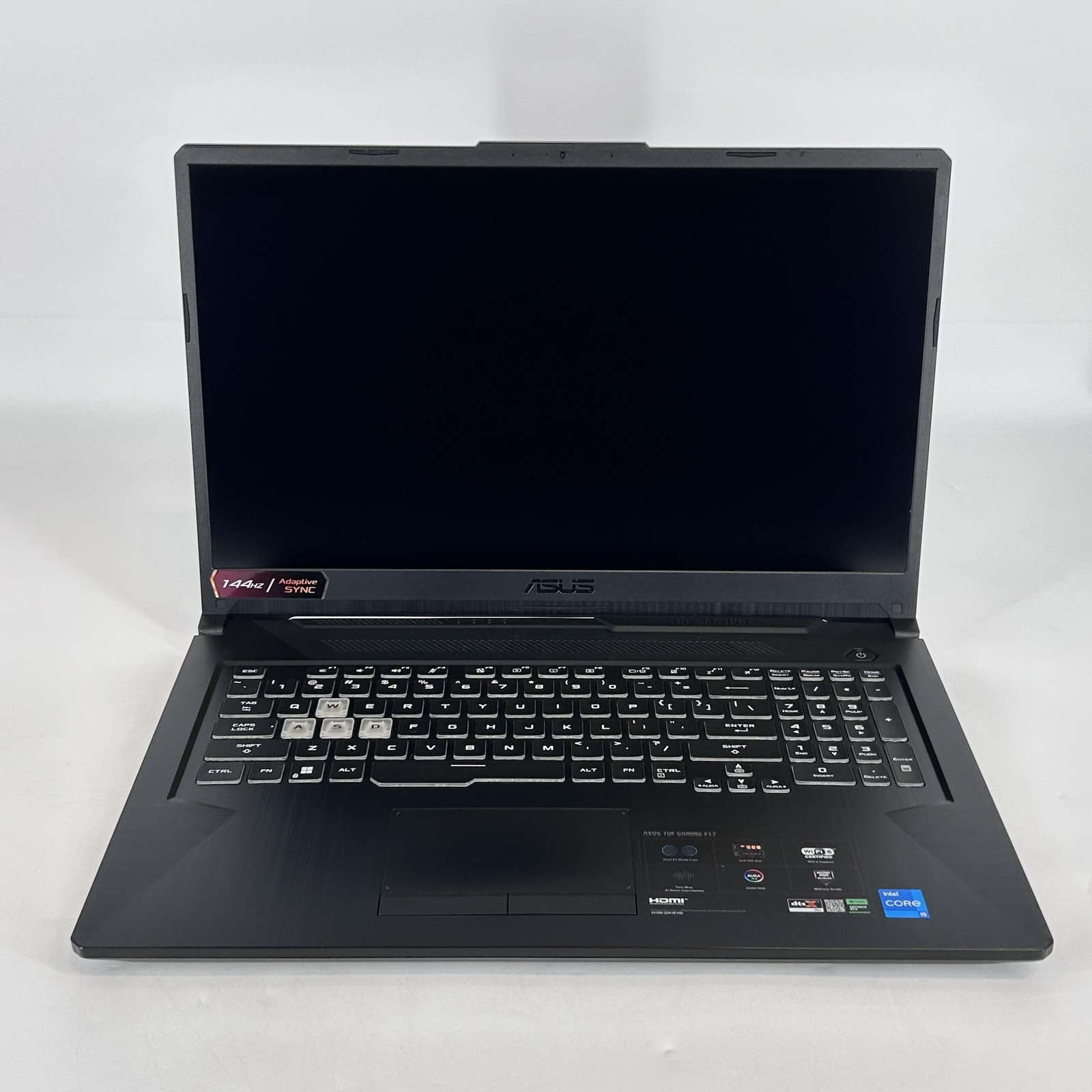 Asus TUF F17 17.3 FHD i5-11400H 2.70GHz 8GB 512GB SSD NVIDIA RTX 2050 Very Good