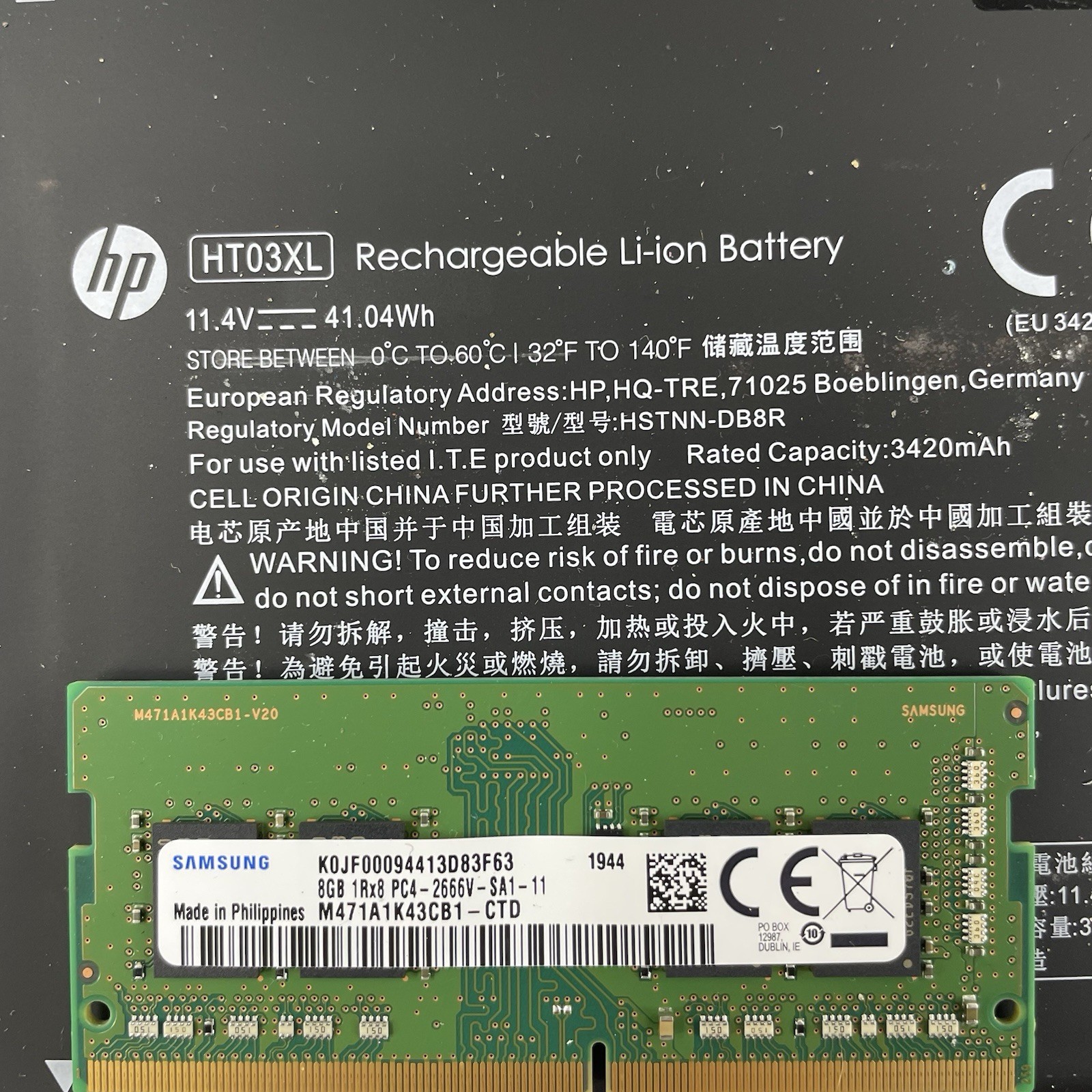 HP 255 G7 15.6″ Ryzen 3 2200U 2.50 GHz 8 GB RAM No SSD/OS/AC – READ