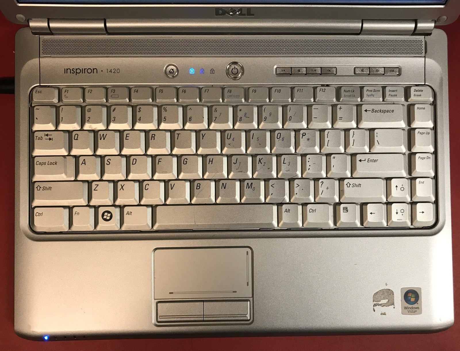*FOR PARTS* DELL INSPIRON 1420 NO HDD (1) 1GB RAM (1) 2GB RAM NO POWER CABLE
