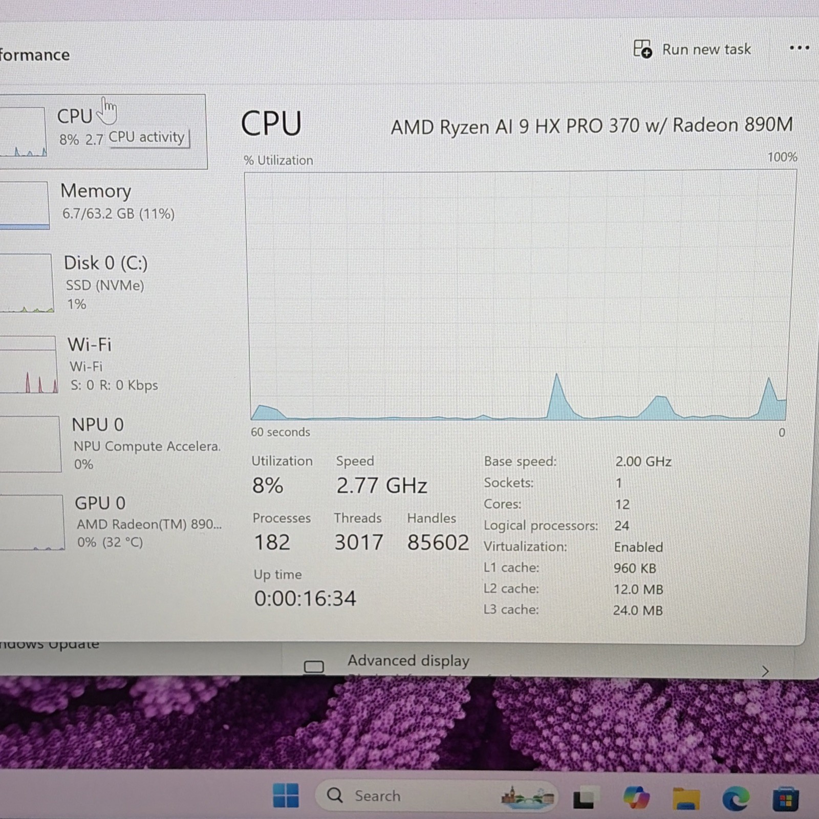 Dell Pro Max 14 MC14255 14″FHD+ AMD Ryzen AI 9 Pro 370 64GB RAM 1TB SSD