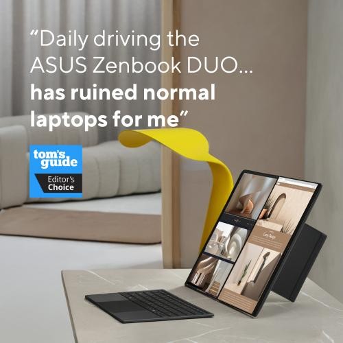 ASUS Zenbook DUO Dual 14″ OLED Touch Copilot+ 2-in-1 PC Ultra 7 355 32GB 1TB SSD