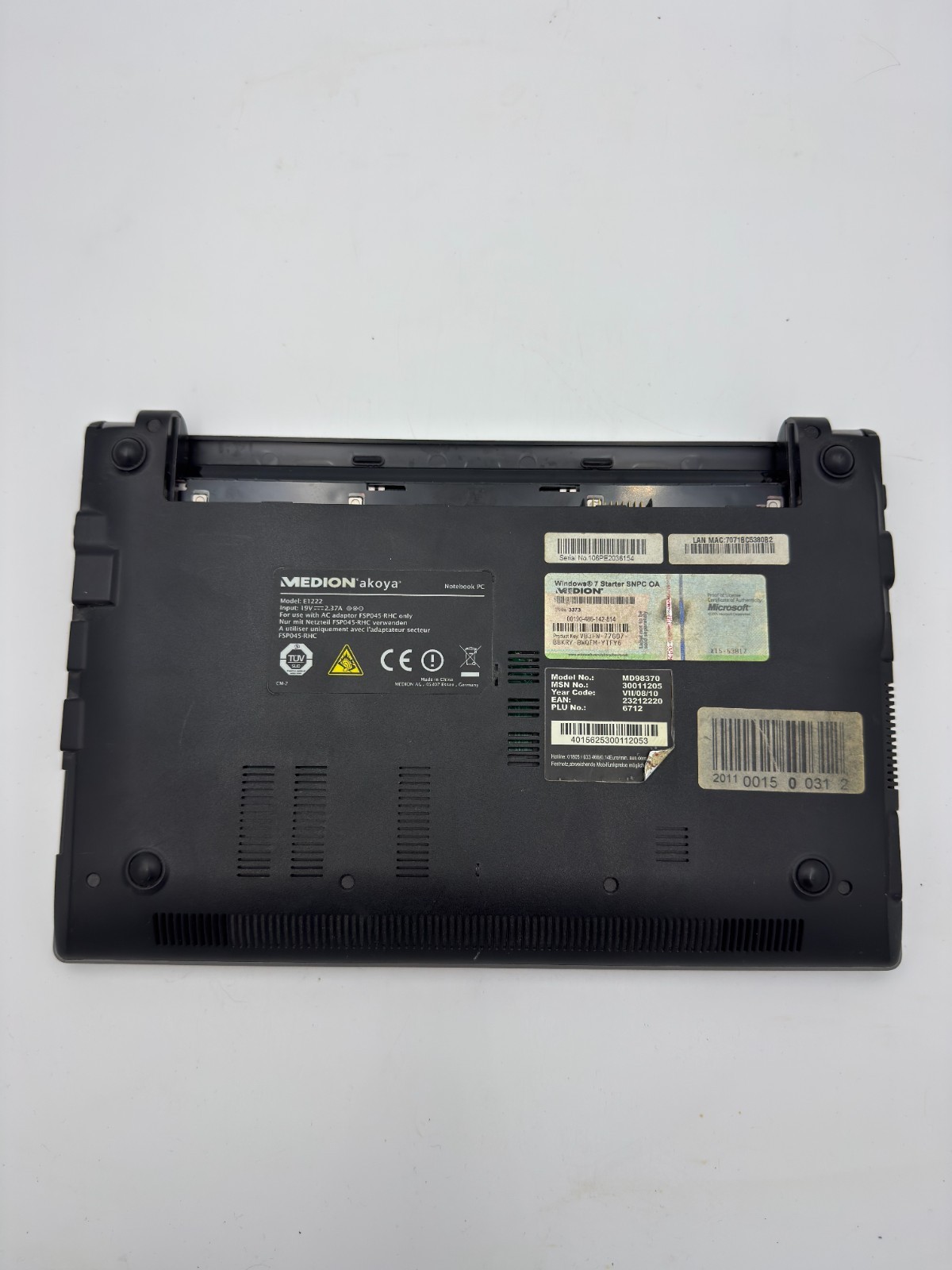 Medion Akoya Model: E1222 Notebook, for parts