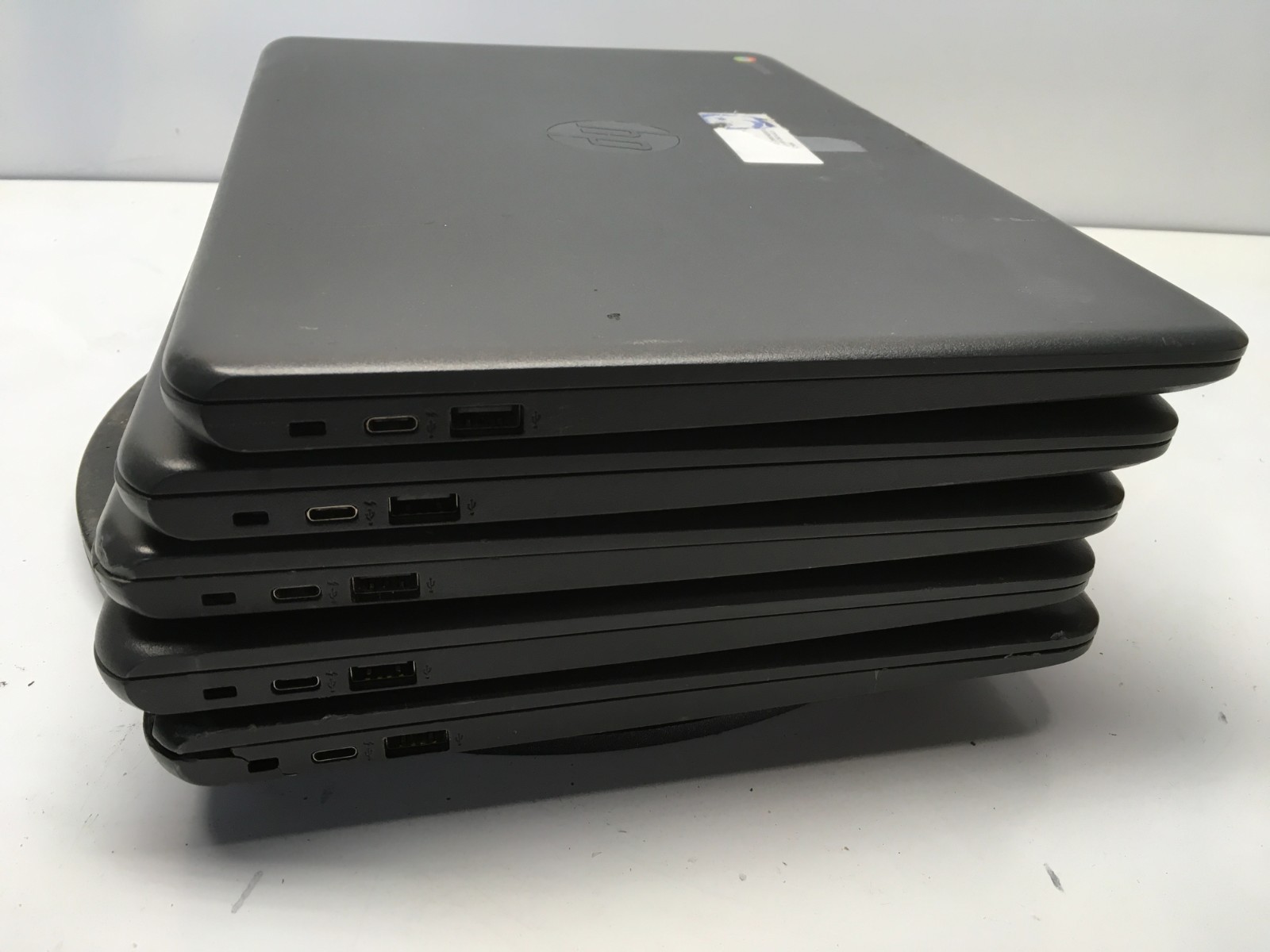 Lot of 5 HP Chromebook Enterprise 14A G5 AMD A6-9220c 2.5GHz 4GB Chrome OS 32GB