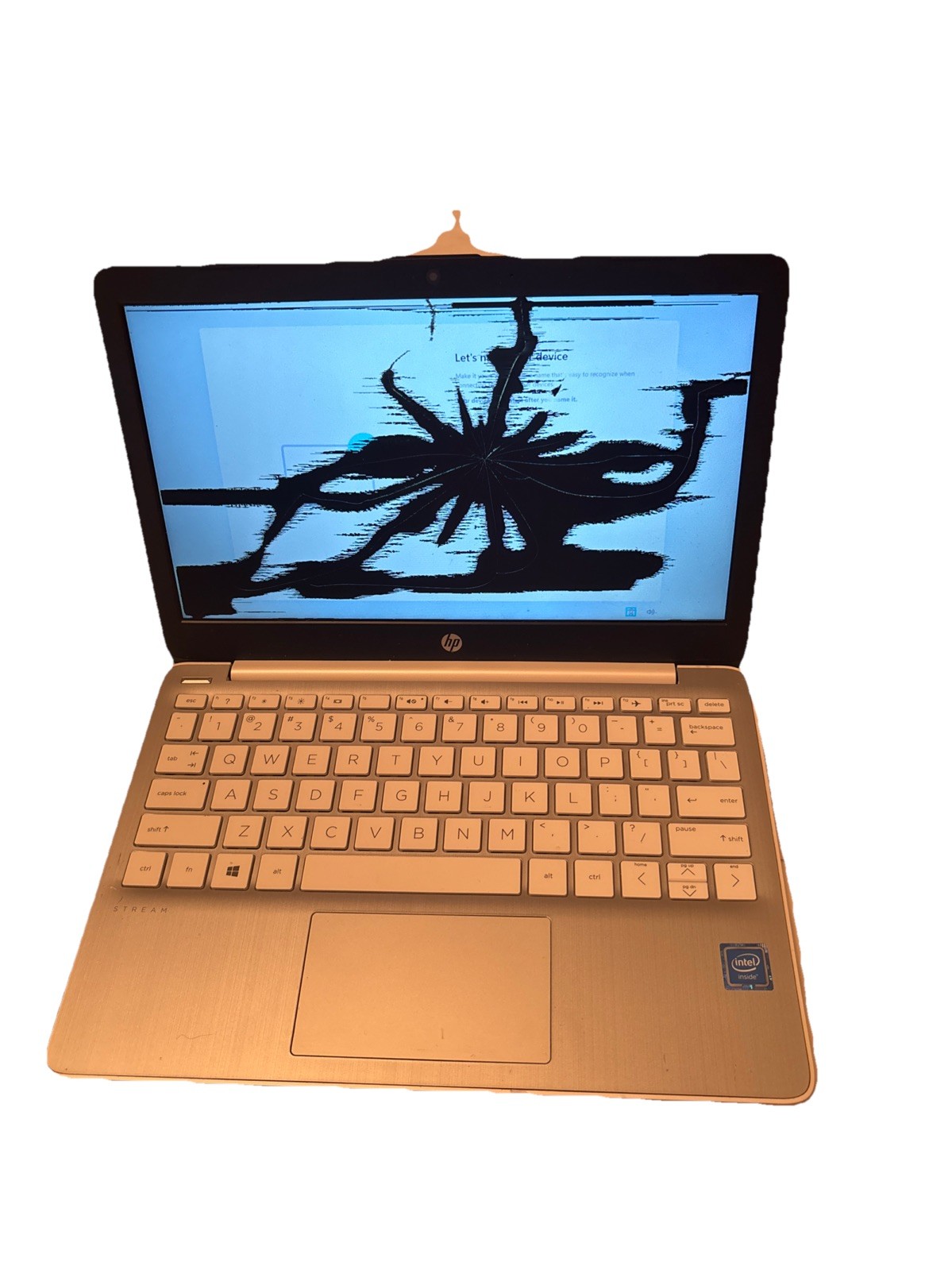 HP Stream Laptop 11” Screen Is Cracked Computer Works