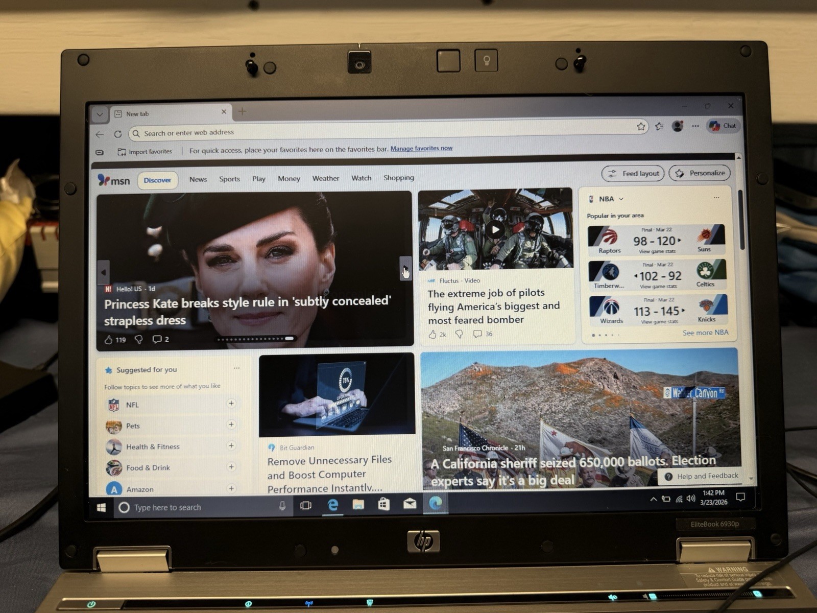 HP Elite 6930p 14”, Win10pro, Intel C2D 2.53Ghz, 160 GB, 4 GB, DVDRW, WiFi #005