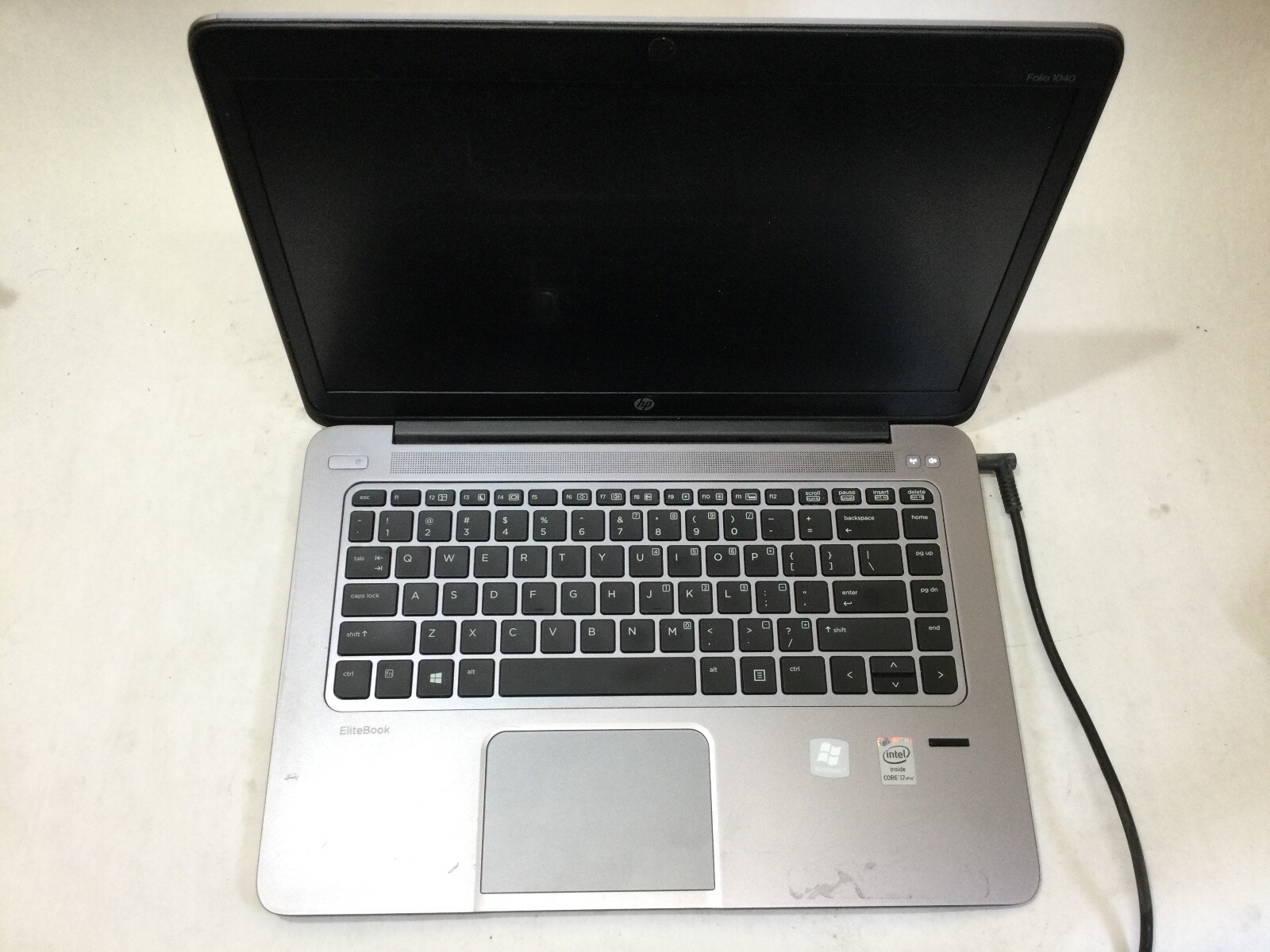 HP FOLIO 1040 – INTEL I7 vPRO – NO RAM – BOOTS TO BIOS – READ DESCRIPTION – BB!!