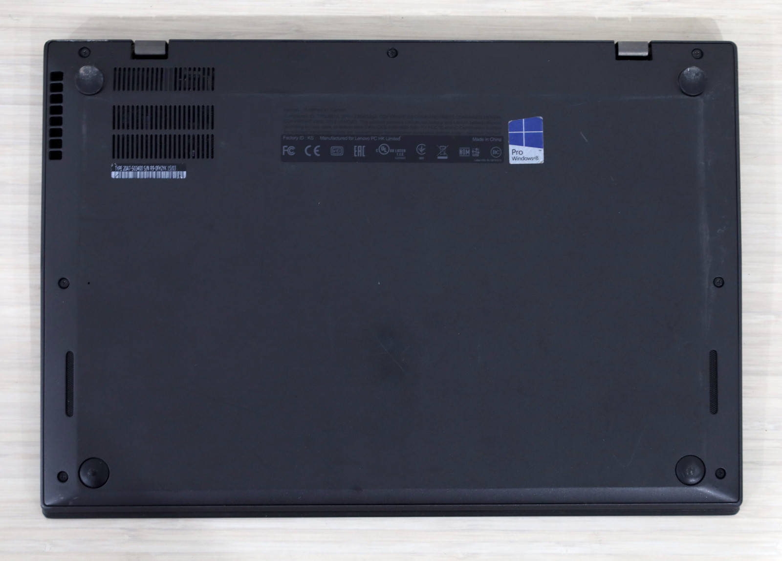LOT of 2 Lenovo Laptops – FOR PARTS AS-IS – Thinkpad X1 Carbon, IdeaPad u530