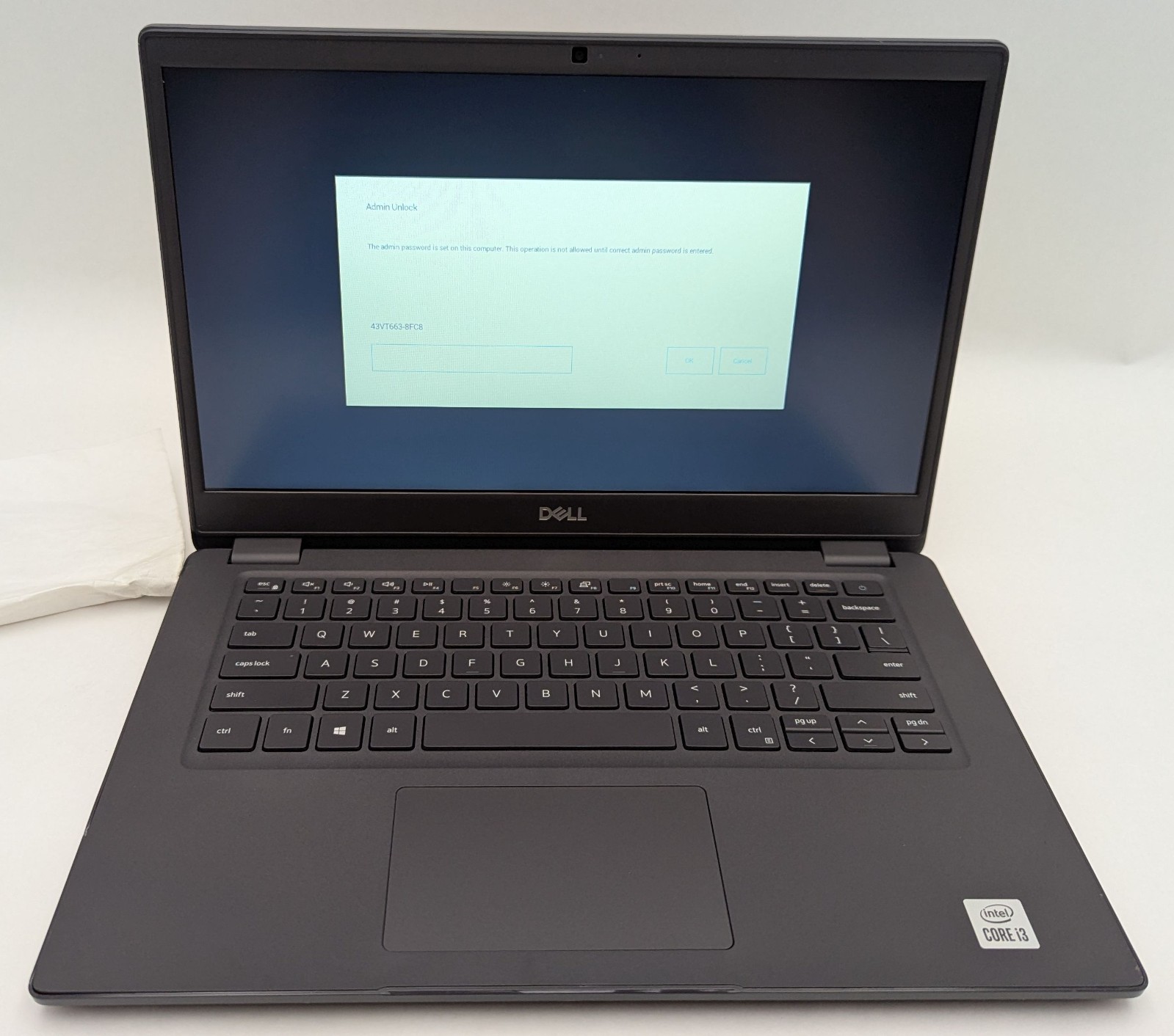 Incomplete Dell Latitude 3410 14″ Laptop i3-10110U 2.10GHz 8GB RAM *BIOS LOCKED*