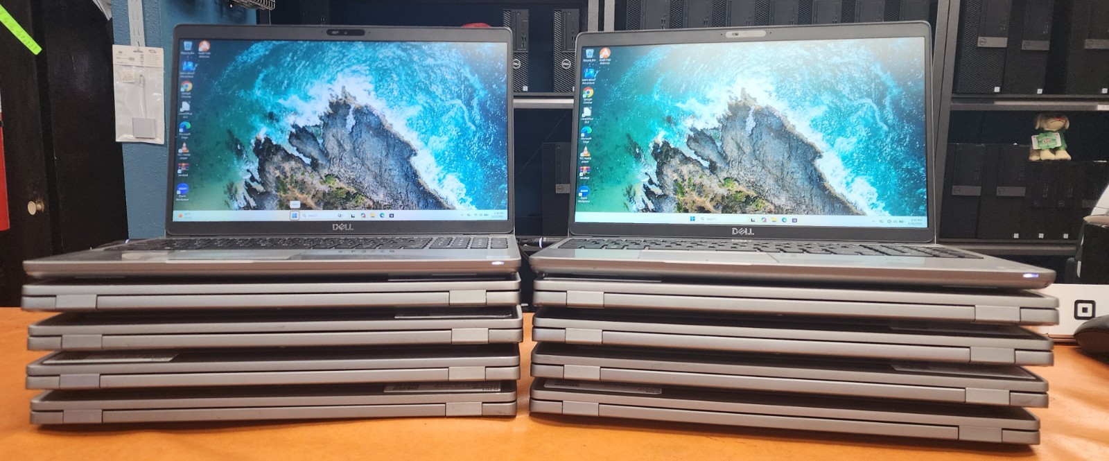 Lot of 10 Dell Latitude 5510 – Intel i7-10th Gen, 512GB SSD, 16GB PC4 RAM, Win11