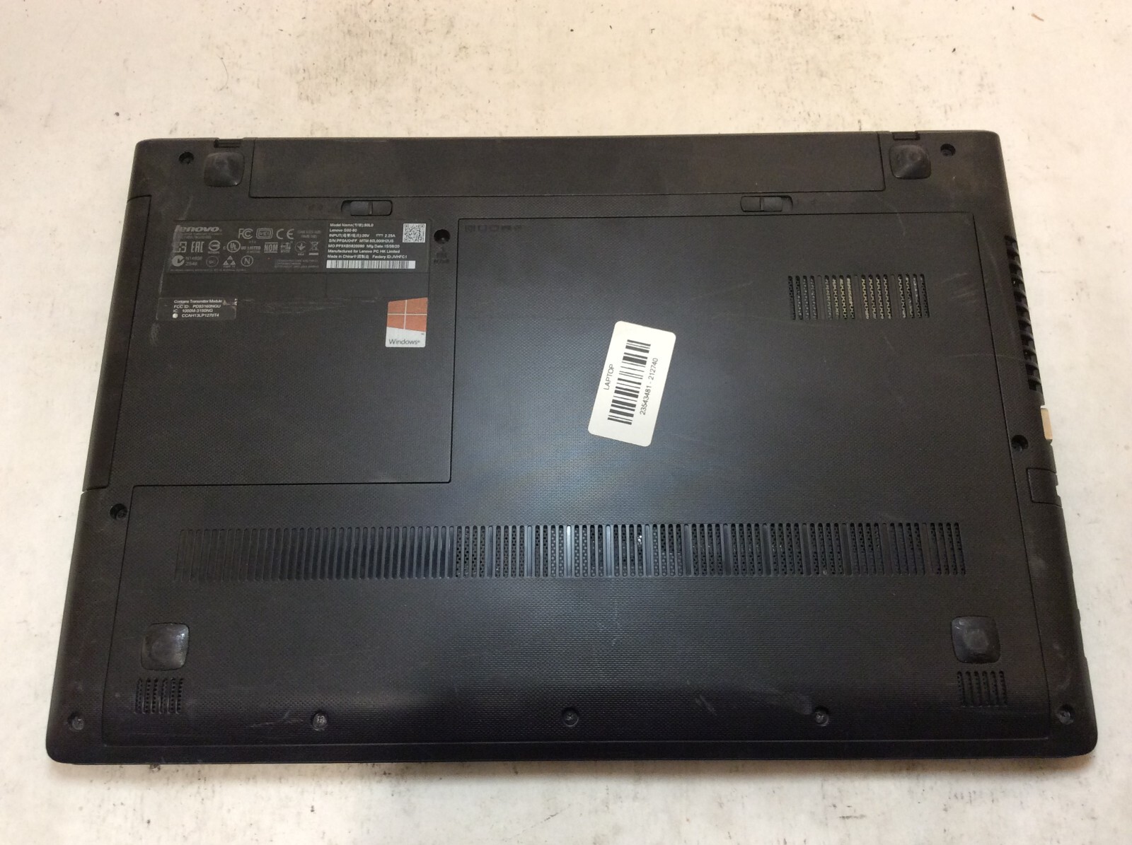 Lenovo G50-80 Laptop 15″ Intel WON’T TURN ON -PP