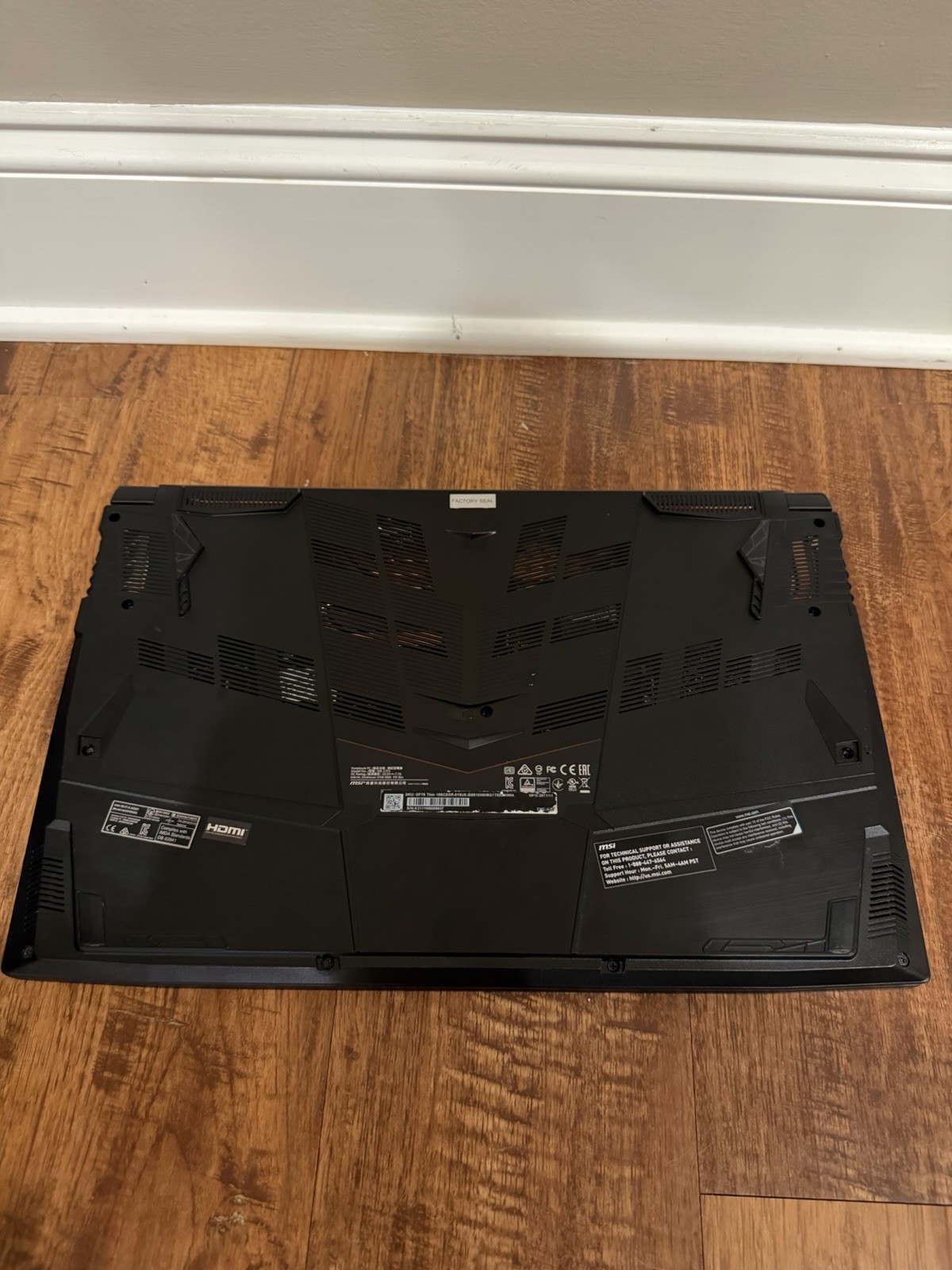 MSI MS-17F3 Intel i5-10300H 8GB RAM 512GB SSD 1tb hdd Storage Nvidia 1650Ti