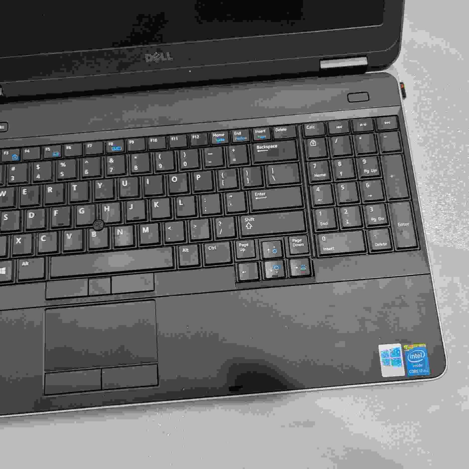 Silver Dell Latitude laptop e6540
