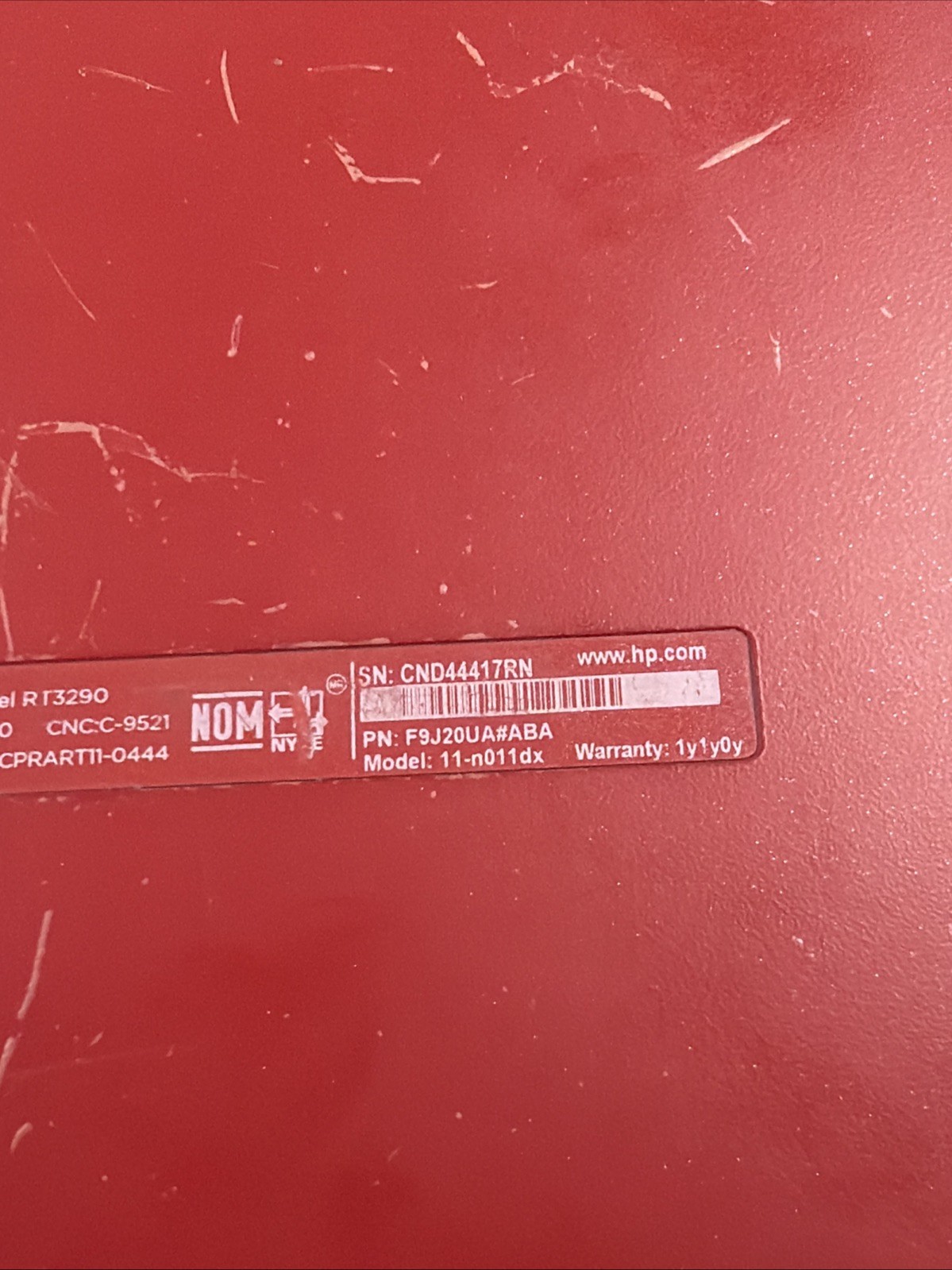 Hp Pavilion Laptop Beats Audio Red 11-n011dx 360 11.6” Screen 500gb 4gb 2.16GHz