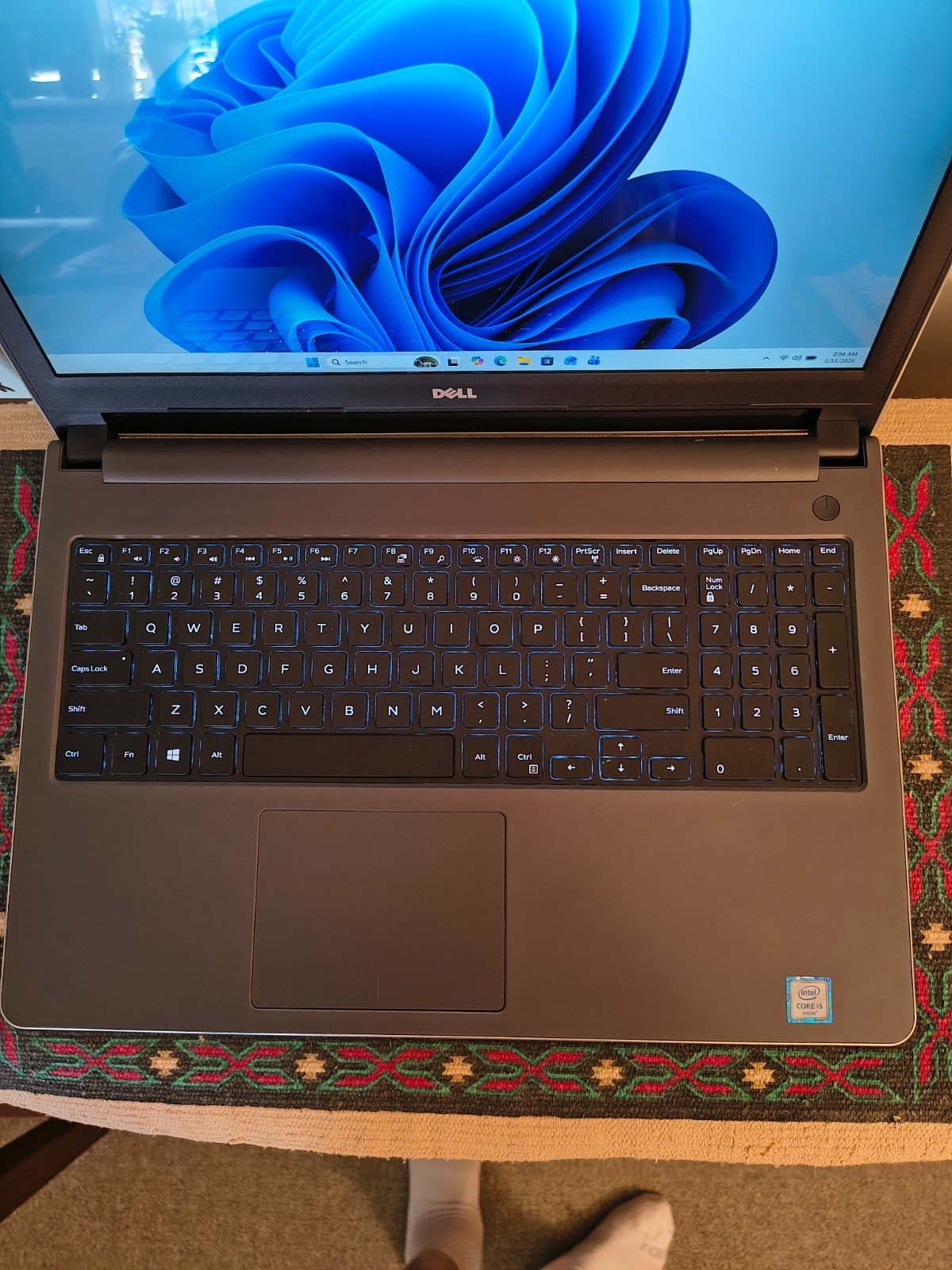 Dell Inspiron 15-5559 6th Gen i5@2.3Ghz 8GB 256Gb SSD Wn11Hm Touch/BkLt KB
