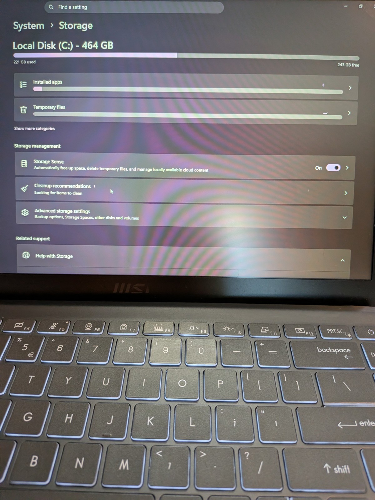 MSI Modern 14 B10MW 14″ i3 10th Gen 16GB RAM 512GB SSD FHD Webcam Black
